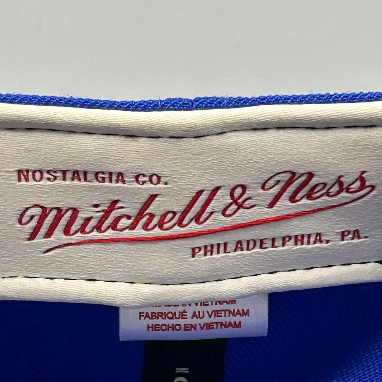 Mitchell & Ness Denver Nuggets Hat Men 7 1/4 Blue Red NBA Fitted Cap Wool Size ONE SIZE - 8 Thumbnail