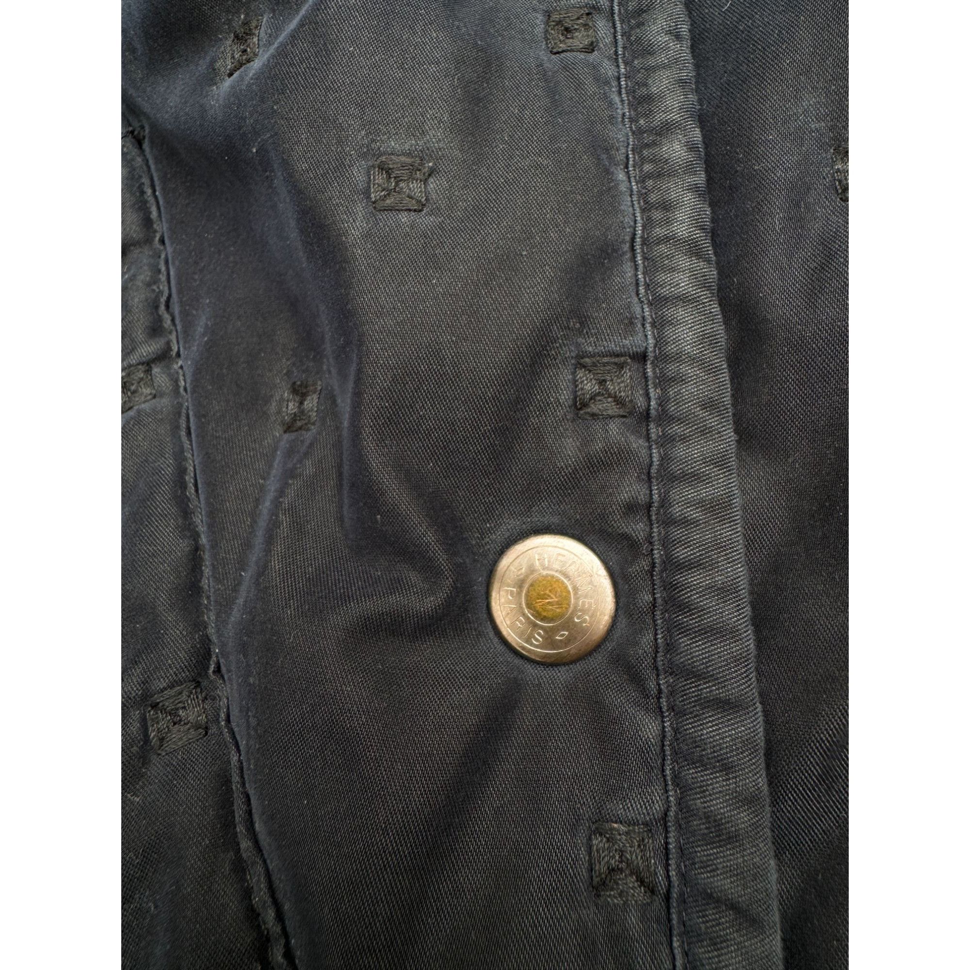 Hermes Hermes by Martin Margiela Navy Quilted Jacket Size 34 / XS Size XS / US 0-2 / IT 36-38 - 6 Thumbnail