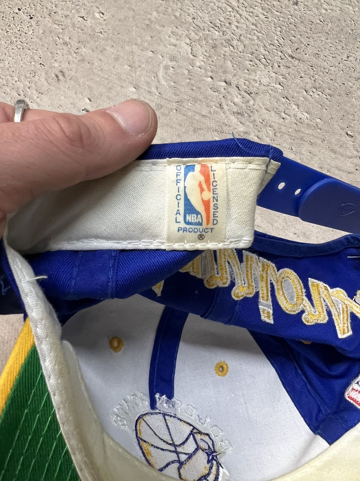 NBA SALE💣💣 Vintage Sports Specialties Golden State Warriors cap Size ONE SIZE - 4 Thumbnail