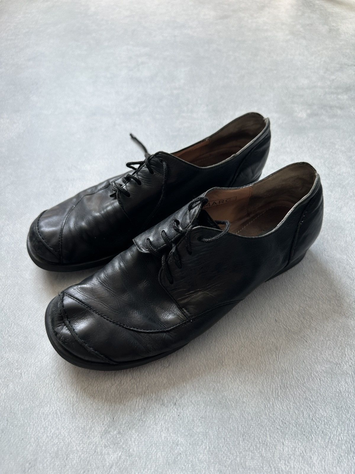 Japanese Brand Avant Garde Japanese Style Leather Shoes Asymmetrical Heels Size US 7.5 / EU 40-41 - 1 Thumbnail
