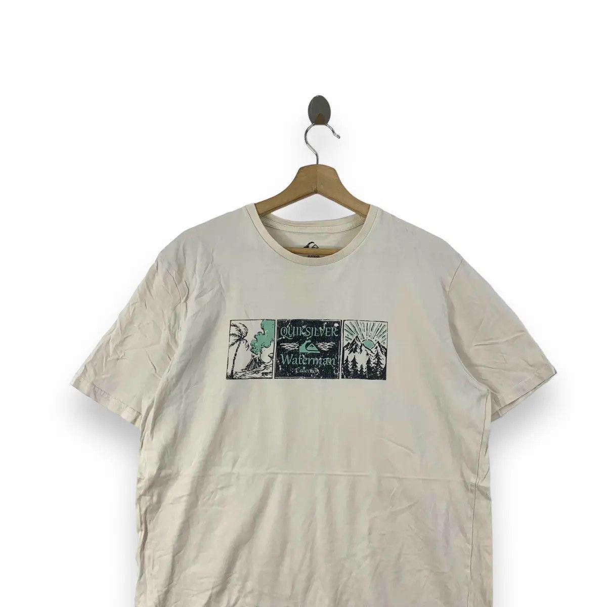 Quiksilver Vintage QUIKSILVER WATERMAN COLLECTION Tee Shirt Top Size US XL / EU 56 / 4 - 2 Thumbnail