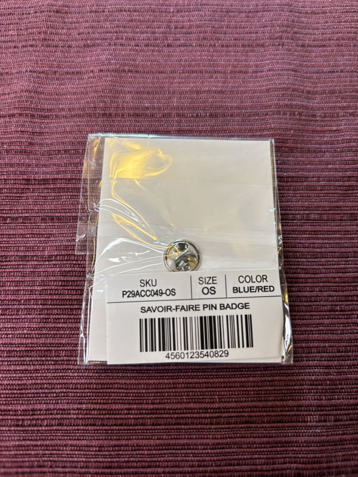 Palace Palace Savoir-Faire Pin Badge Size ONE SIZE - 2 Thumbnail