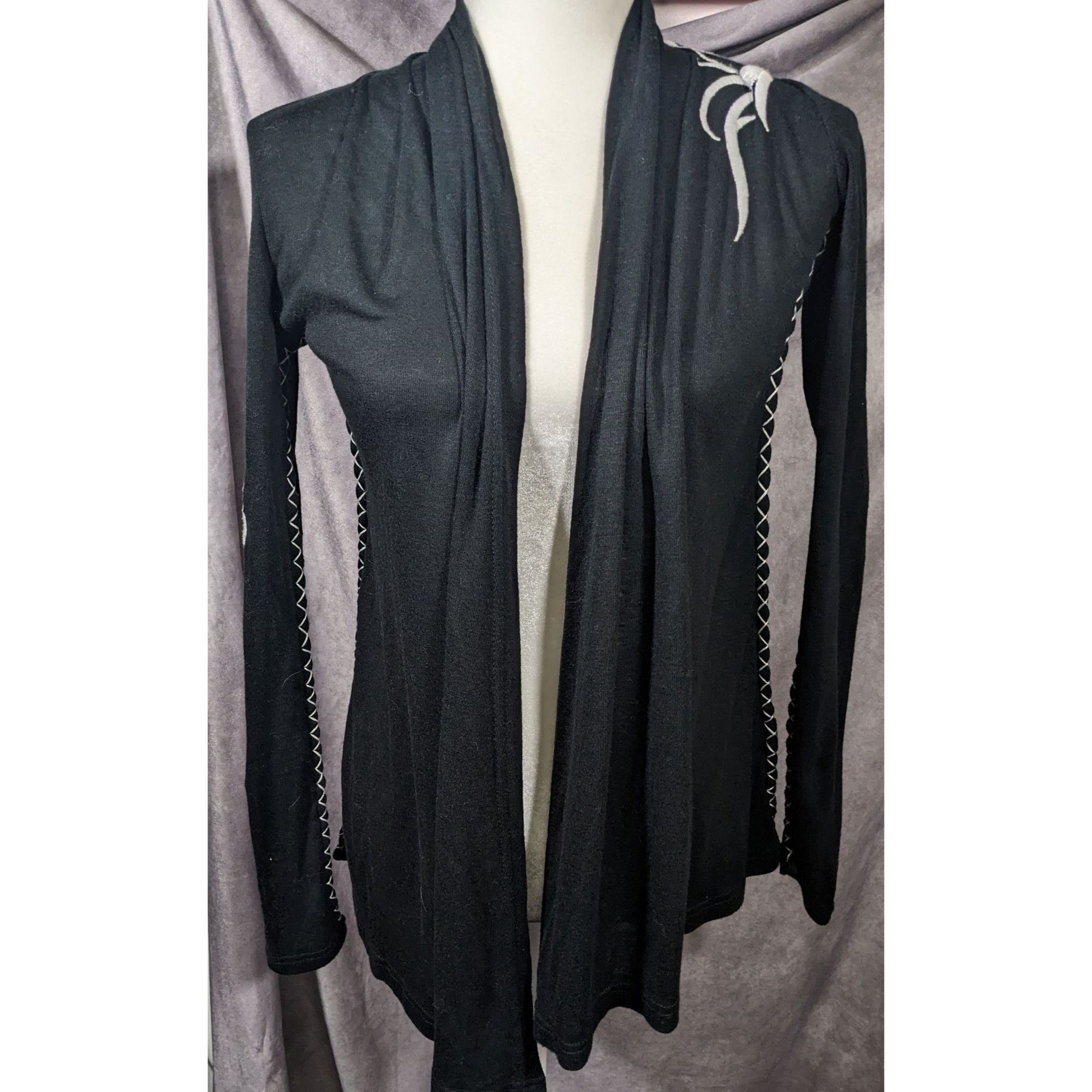 Other Angeni Contrast Stich Tribal Embroidered Gothic Cardigan Siz Size M / US 6-8 / IT 42-44 - 10 Thumbnail