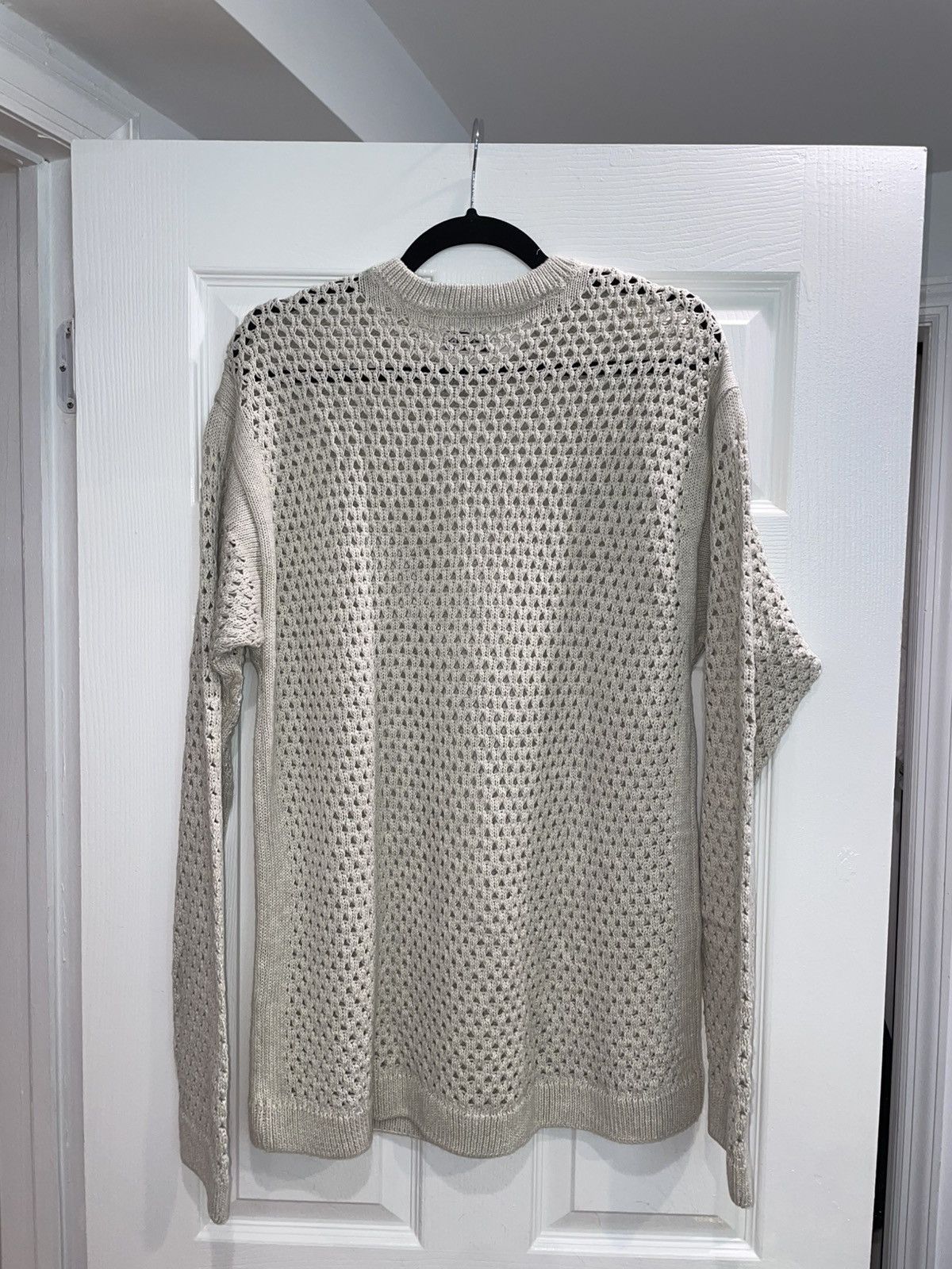 Kotn KOTN Nima Open Knit Crewneck Sweater Natural Oatmeal Size M Size US M / EU 48-50 / 2 - 2 Thumbnail