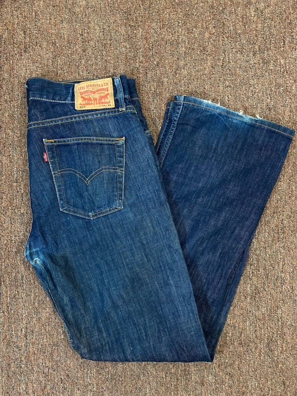 Levi's levis 527 bootcut flare distressed denim nice design Size US 36 / EU 52 - 2 Thumbnail