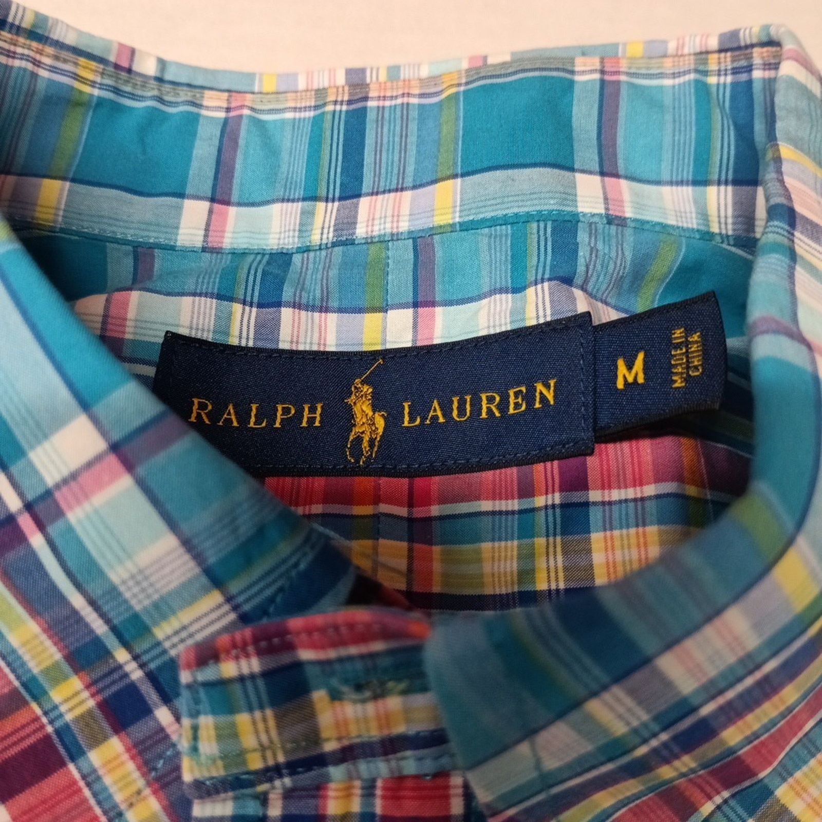 Polo Ralph Lauren Polo Ralph Lauren Button Down Shirt Men's M Multicolor Plaid Size US M / EU 48-50 / 2 - 4 Thumbnail