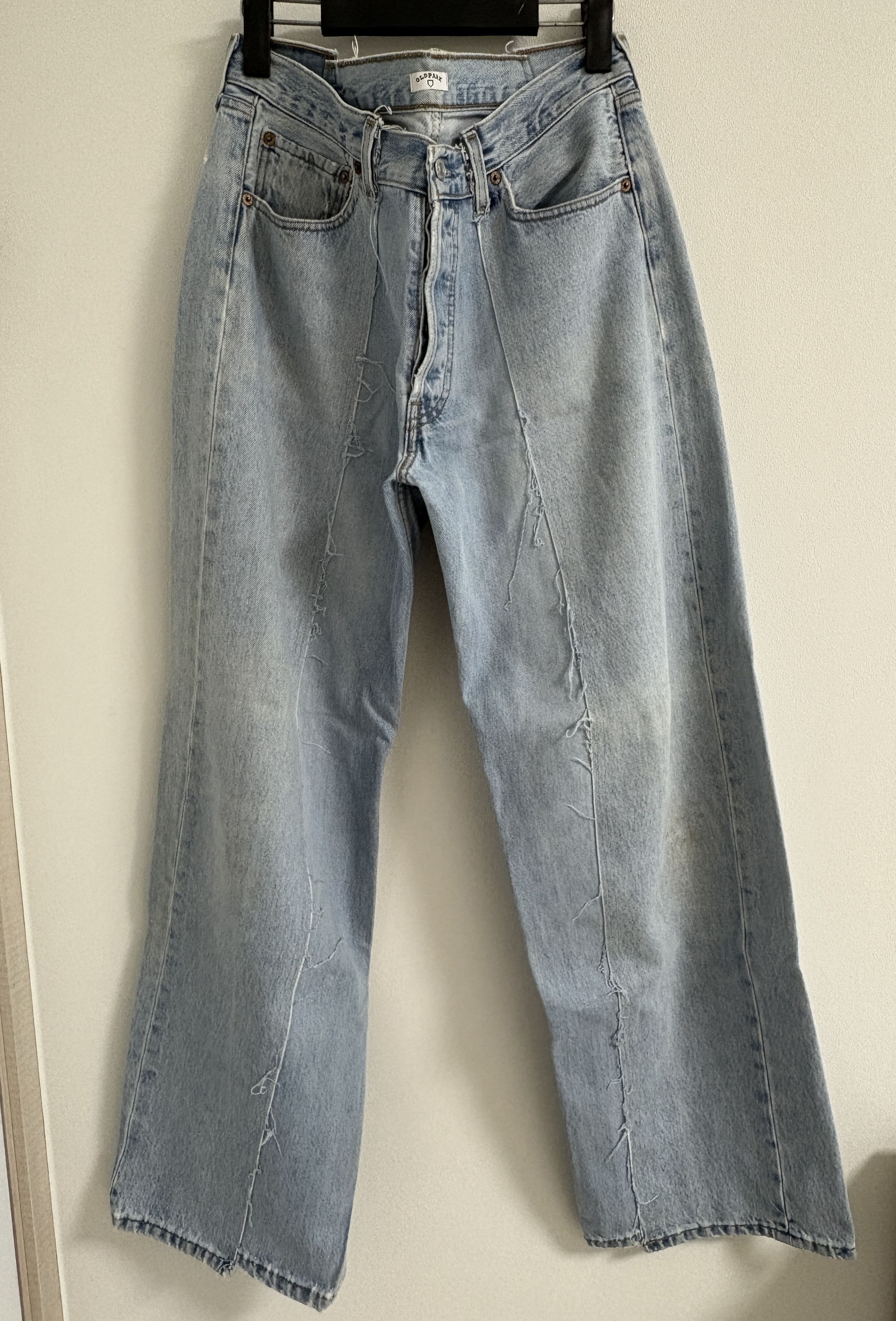 Old Park OLD PARK PAINTED BAGGY JEANS Size US 31 - 1 Thumbnail