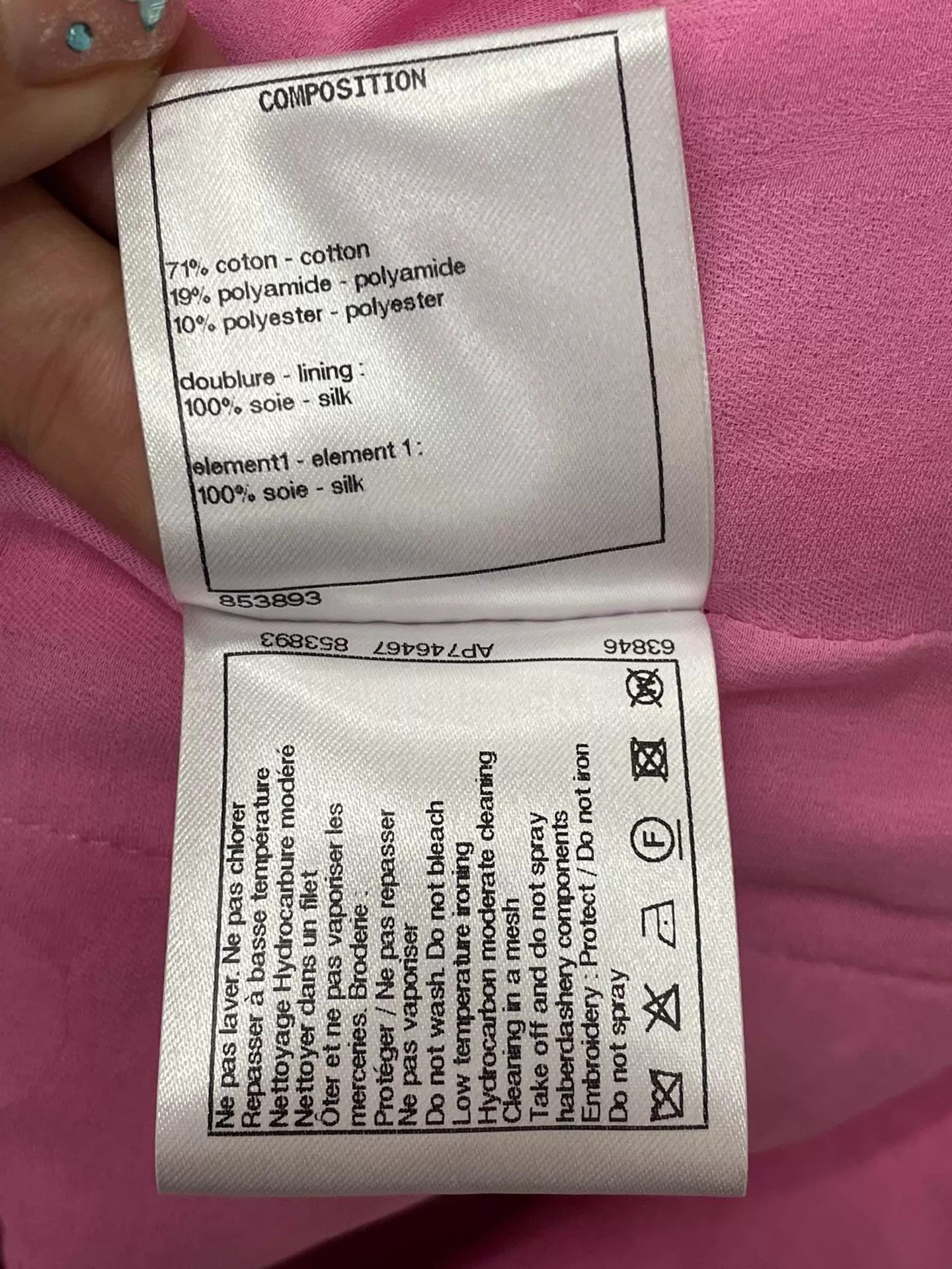 Chanel Chanel Women's Pink Tweed Bow Jacket Size 36 Size XS / US 0-2 / IT 36-38 - 6 Thumbnail