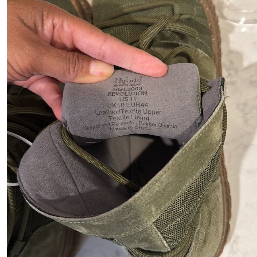 Other Hybrid Green Label Revolution 2.0 High Top Sneakers suede Size US 11 / EU 44 - 7 Thumbnail