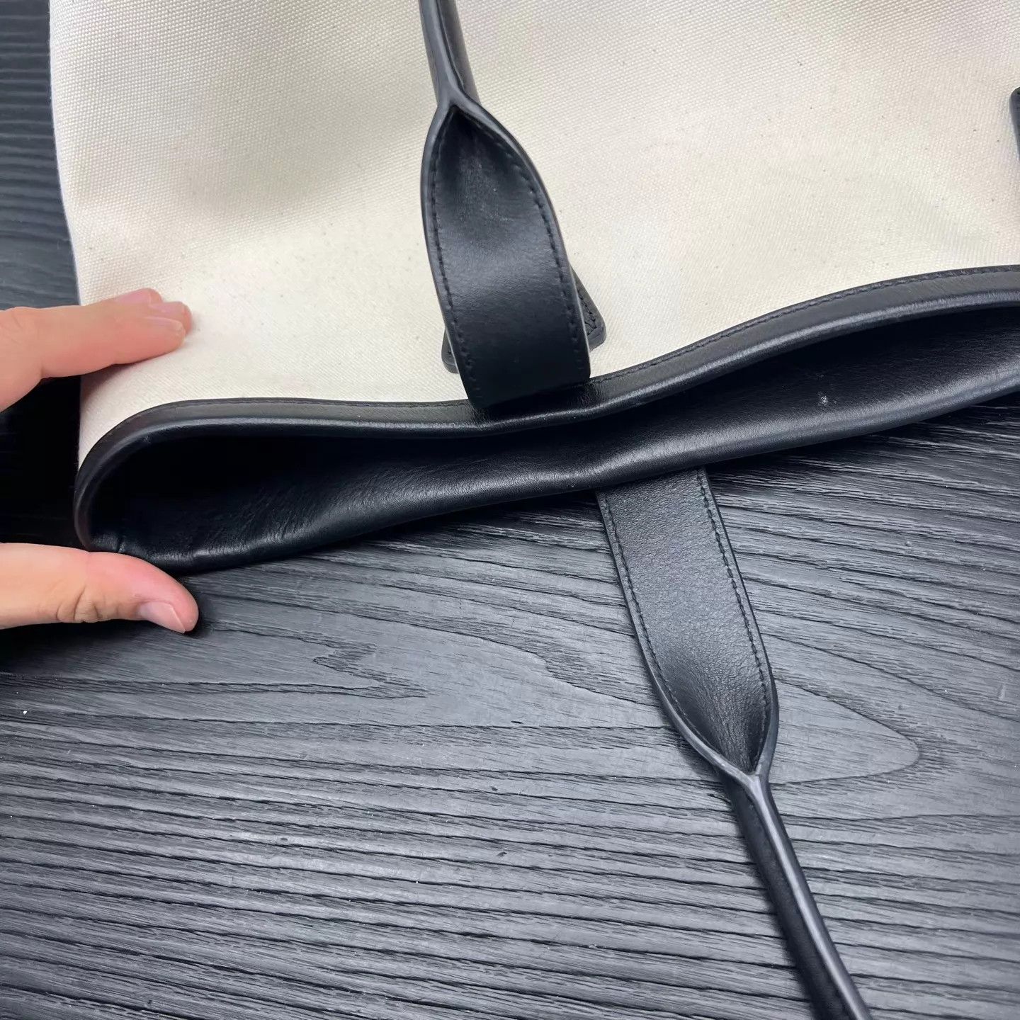 Balenciaga Balenciaga Single-Shoulder Canvas Tote Bag Uncleaned Size ONE SIZE - 8 Thumbnail