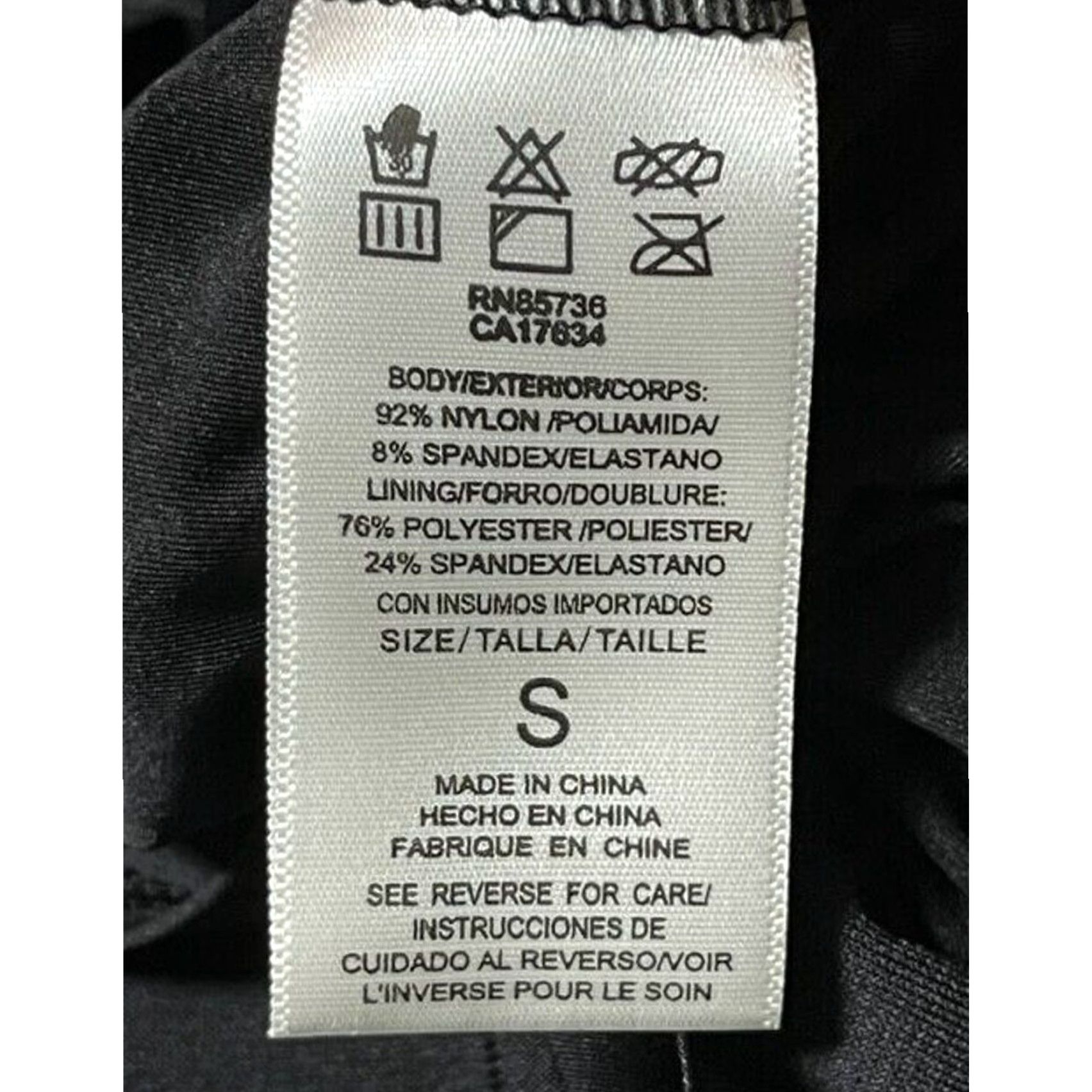 Vintage Carmen Marc Valvo Tankini Top S Black Nylon Spandex Built-In Bra Draped Glam Resort Chic Rhinestones Designer Womens Size S / US 4 / IT 40 - 7 Thumbnail