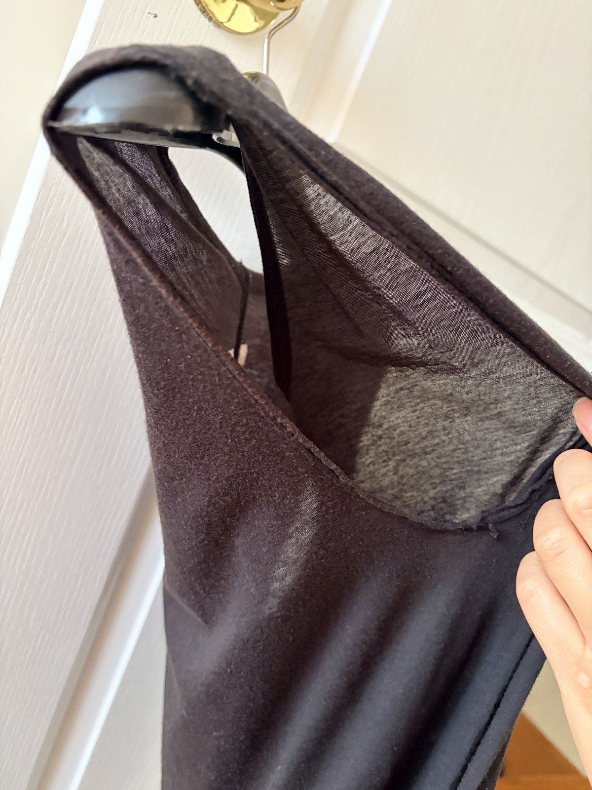 Rick Owens RICK OWENS BASIC SL T IN BLACK UNSTABLE COTTON Size US L / EU 52-54 / 3 - 3 Thumbnail