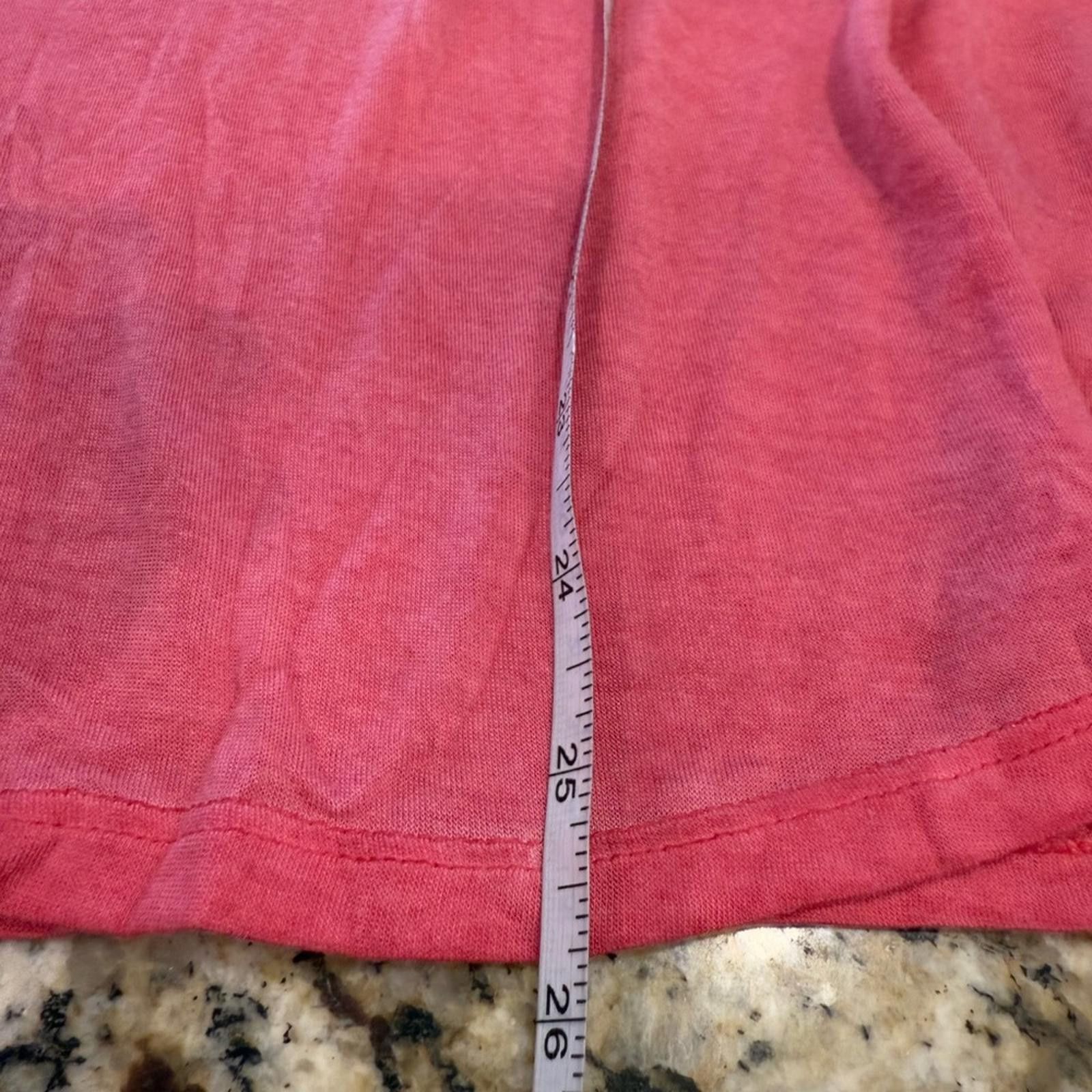 Other Love Fire pinkish red tunic top mini dress plus SZ 1X Size XL / US 12-14 / IT 48-50 - 4 Thumbnail