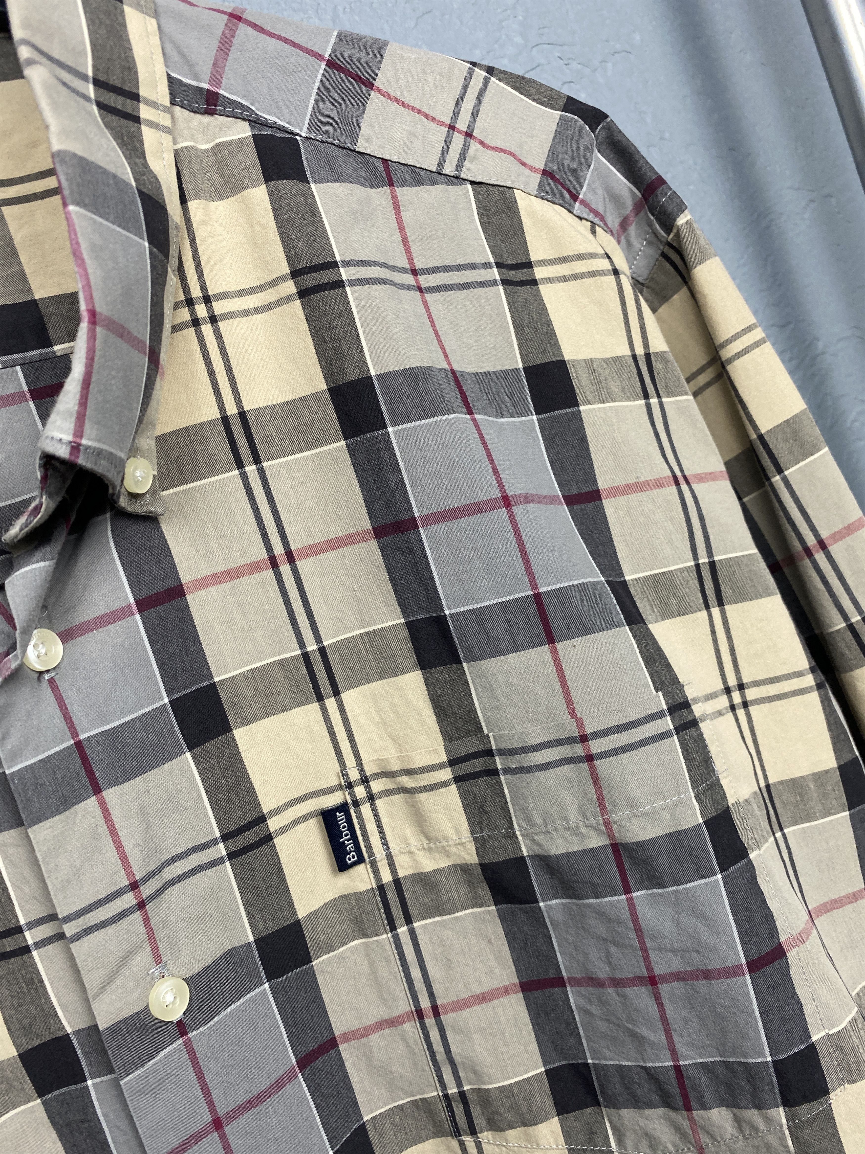 Barbour Barbour Vintage Mens Tartan Plaid Long Sleeve Shirt Size US XL / EU 56 / 4 - 3 Thumbnail