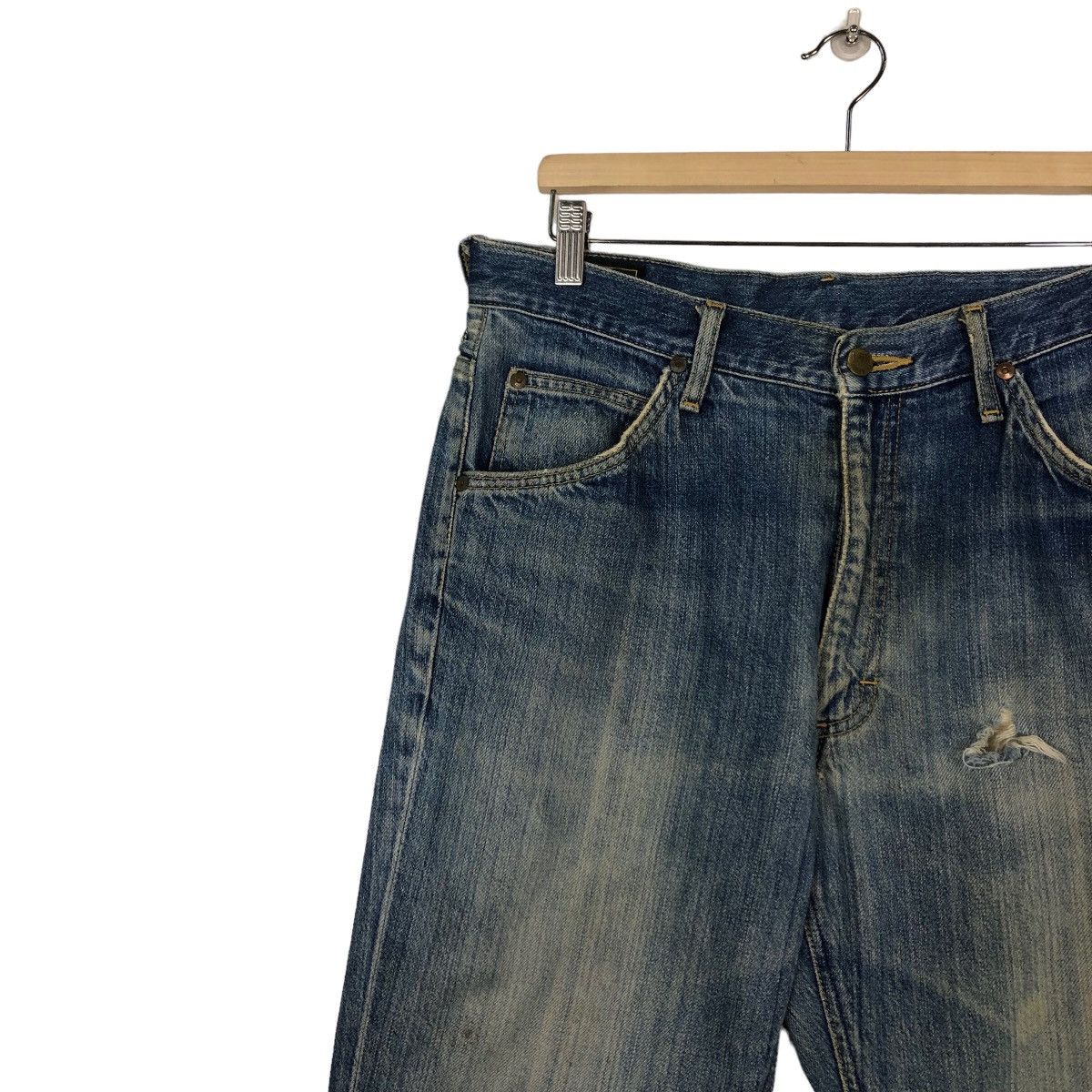 Japanese Brand 🔥Vintage Denim Jeans Lee Rider Biker Size US 32 / EU 48 - 7 Thumbnail