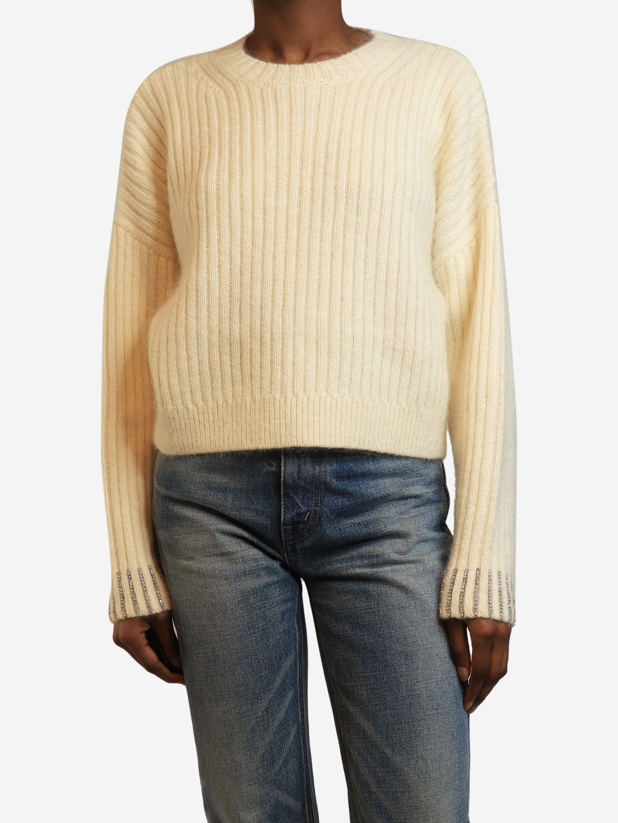 Other Cream diamante knit jumper - S Size S / US 4 / IT 40 - 1 Thumbnail