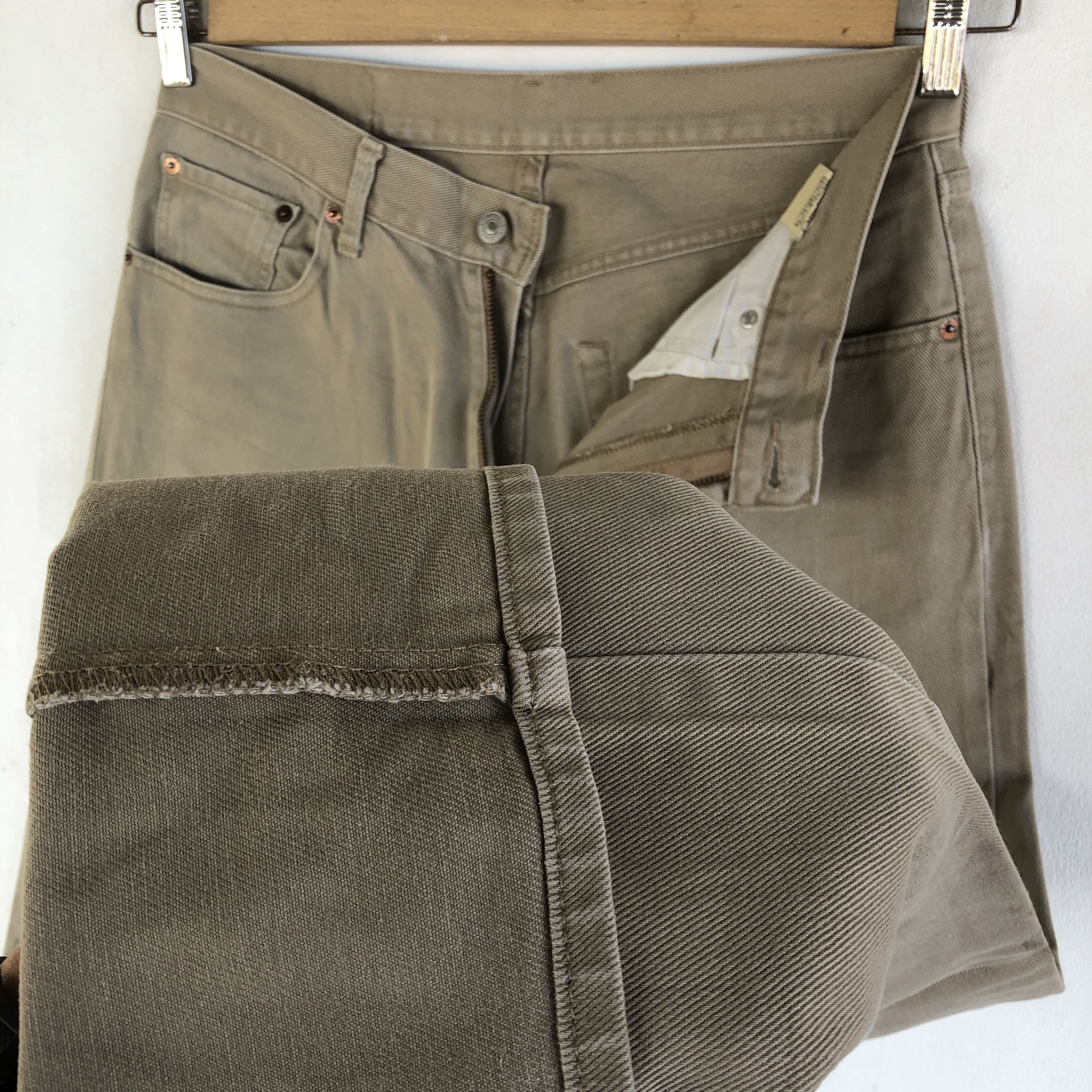 Levi's Vintage Y2K Dirty Levis Brown Jeans Levi's 533 Denim Size US 30 / EU 46 - 8 Thumbnail