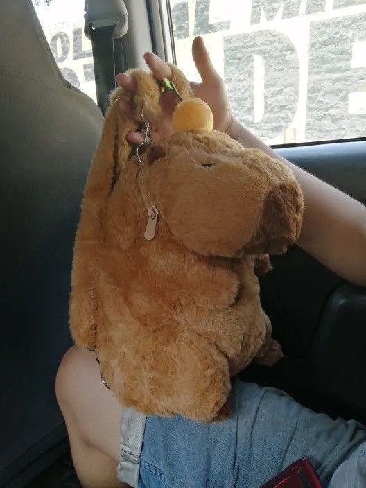 Japanese Brand Capybara Plush Backpack Size ONE SIZE - 5 Thumbnail