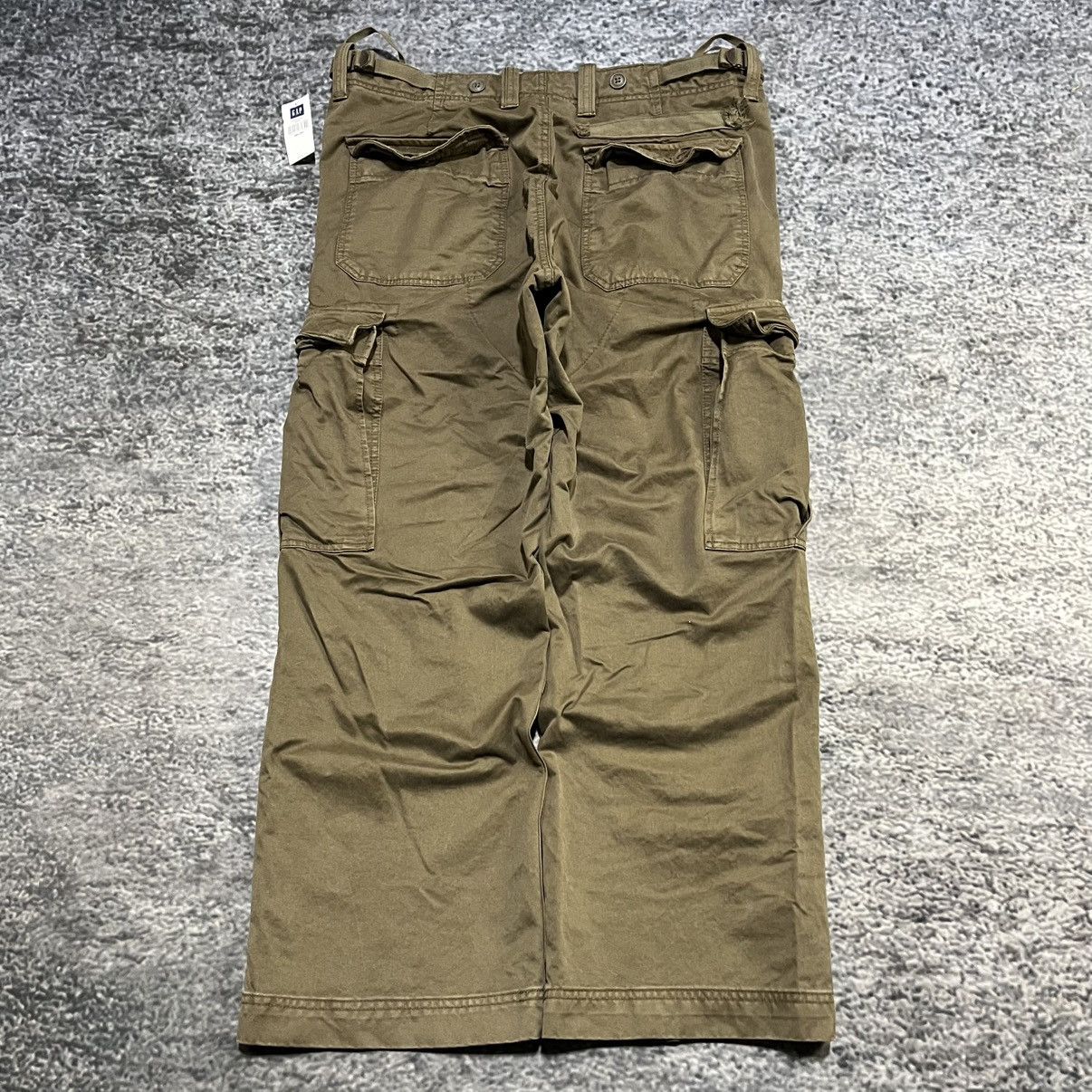 Gap VINTAGE Y2K GAP BAGGY WIDE LEG GRUNGE SKATER CARGO PANTS NEW Size US 36 / EU 52 - 1 Thumbnail