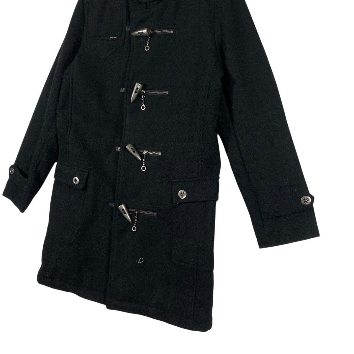 In The Attic Vintage In The Attic Button Wool Hoodie Jacket Size US L / EU 52-54 / 3 - 5 Thumbnail