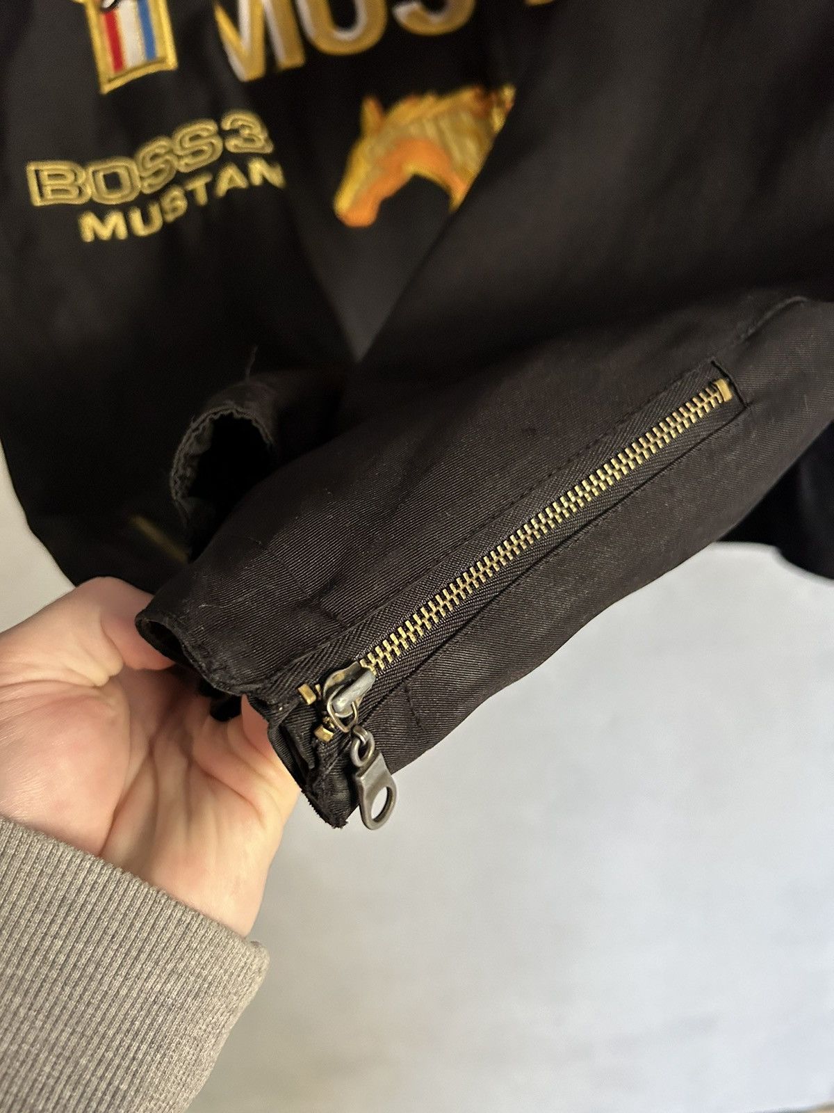 Mustang × Vintage Vintage Racing jacket Ford Mustang GOLD 40th anniversary Size US M / EU 48-50 / 2 - 5 Thumbnail