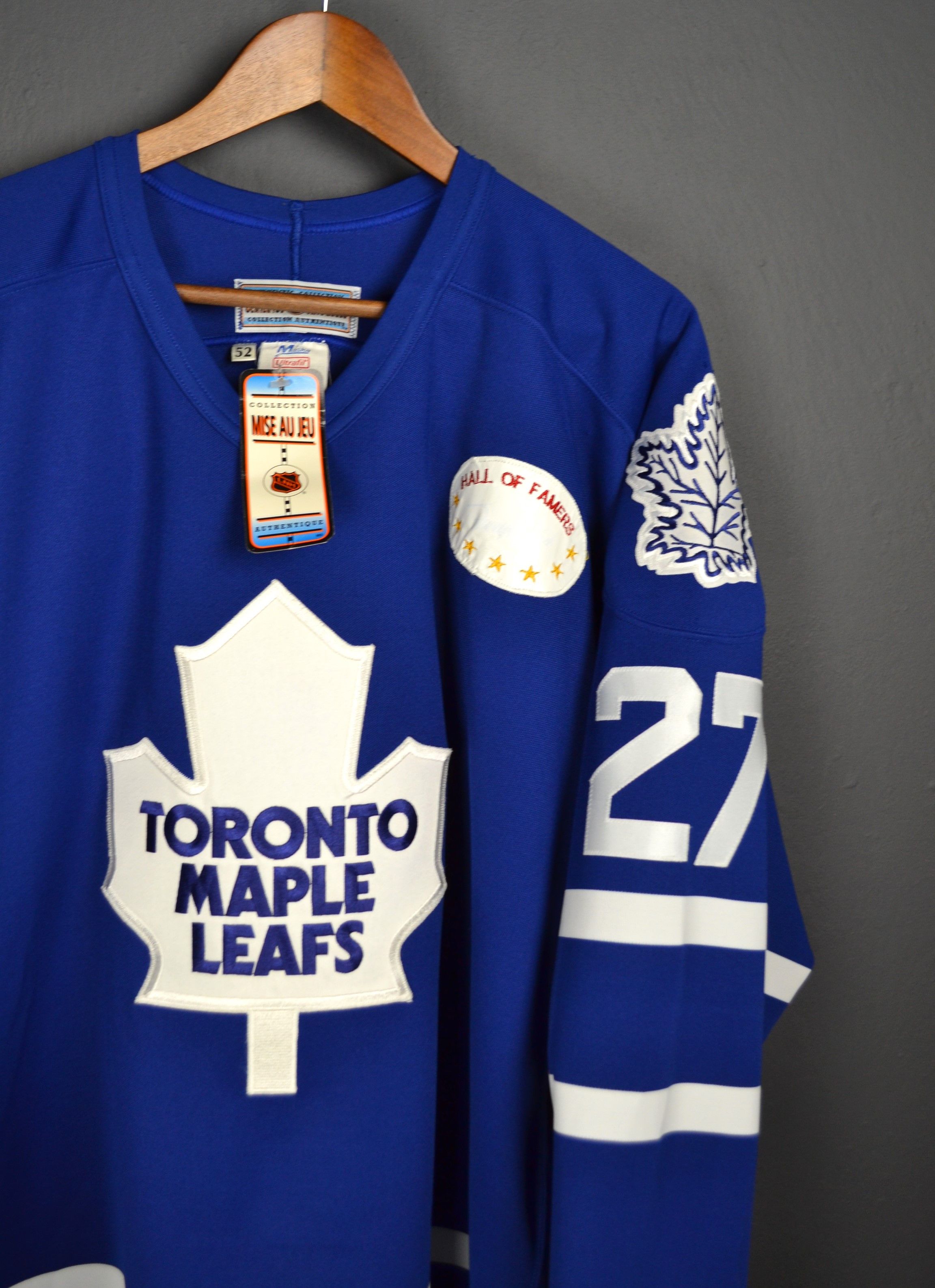 Ccm Toronto Maple Leafs 27 Frank Mahovlich Signed CCM 90s Size US L / EU 52-54 / 3 - 3 Thumbnail