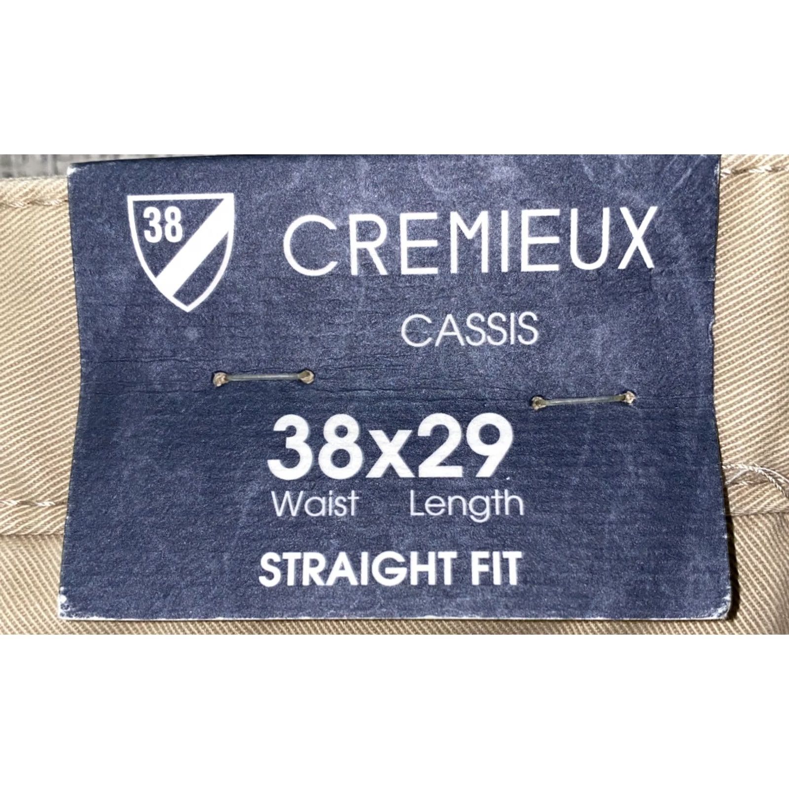 Cremieux Cremieux Mens Beige Straight Fit Casual Pants Size 38 X 29 NWT Size US 38 / EU 54 - 5 Thumbnail