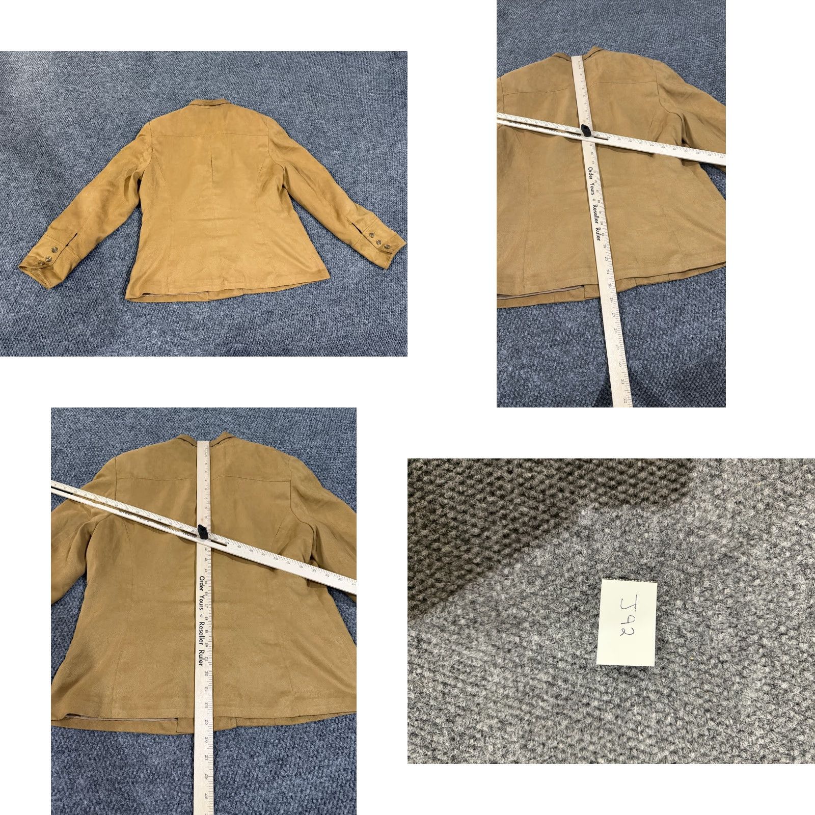 Coldwater Creek Coldwater Creek Jacket Womens 12 Tan Button Front Lined Casual Safari Jacket Coat Brown Floral Classic Art Size XL / US 12-14 / IT 48-50 - 8 Thumbnail