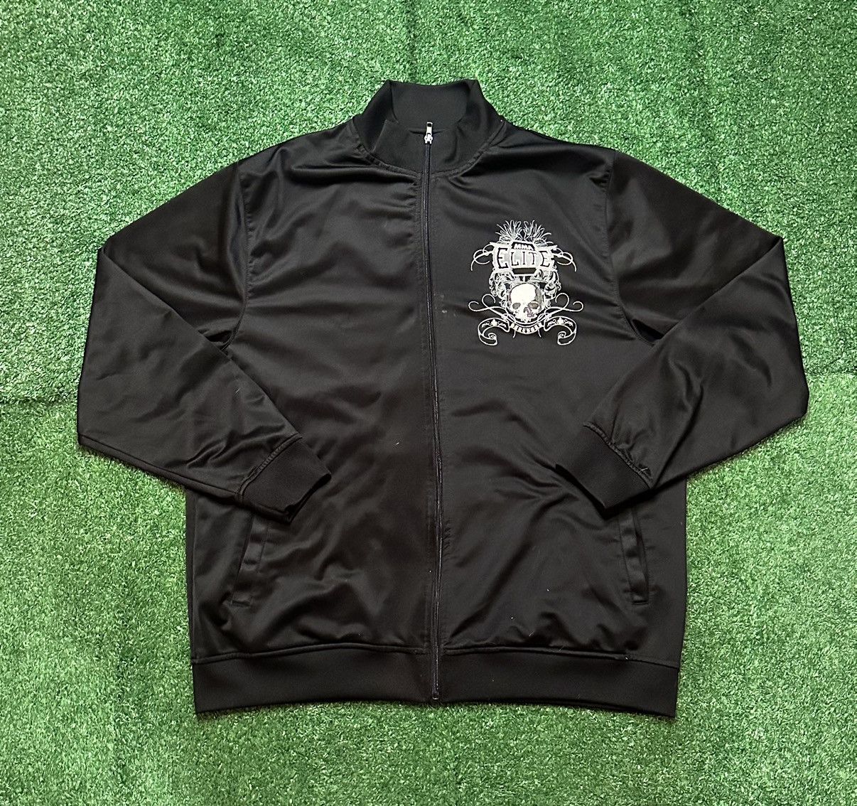 Affliction Black MMA Elite Full Zip Skull Jacket Size L Size US L / EU 52-54 / 3 - 4 Thumbnail