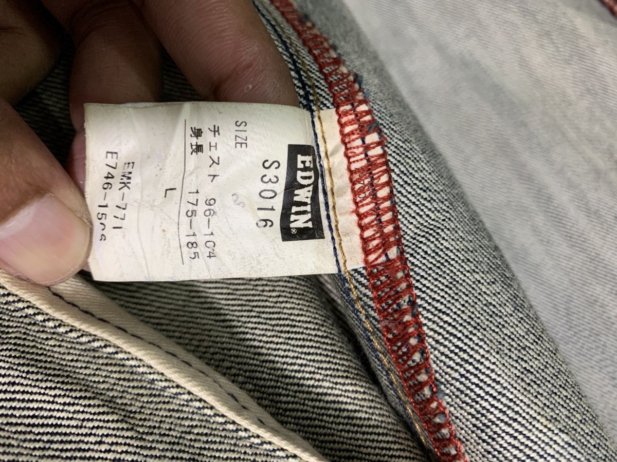 Edwin 🔥EDWIN DENIM JACKETS DARKBLUE Size US L / EU 52-54 / 3 - 11 Thumbnail