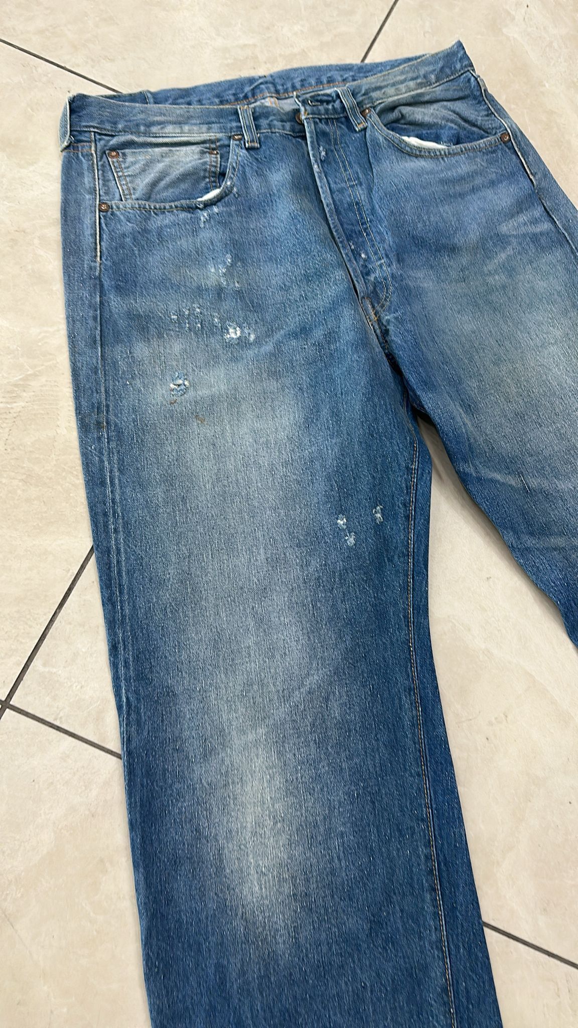 Levi's Vintage Clothing LVC Levi's Vintage Clothing 1955 501XX BigE Selvedge Jeans Size US 34 / EU 50 - 3 Thumbnail
