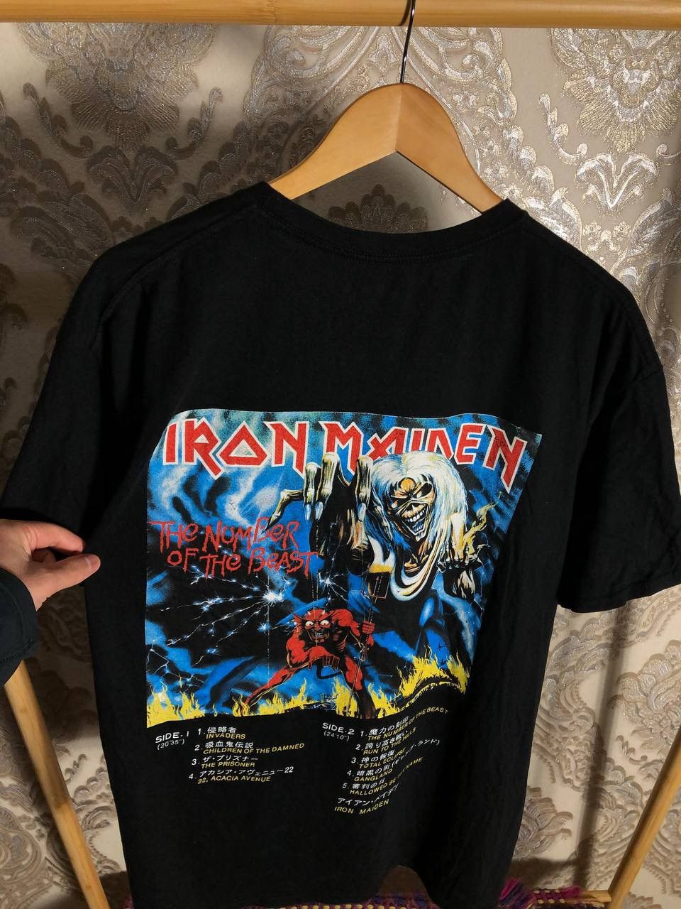 Band Tees VINTAGE IRON MAIDEN MONSTER ROCK T-SHIRT METAL RETRO Y2K 90s Size US XXL / EU 58 / 5 - 5 Thumbnail
