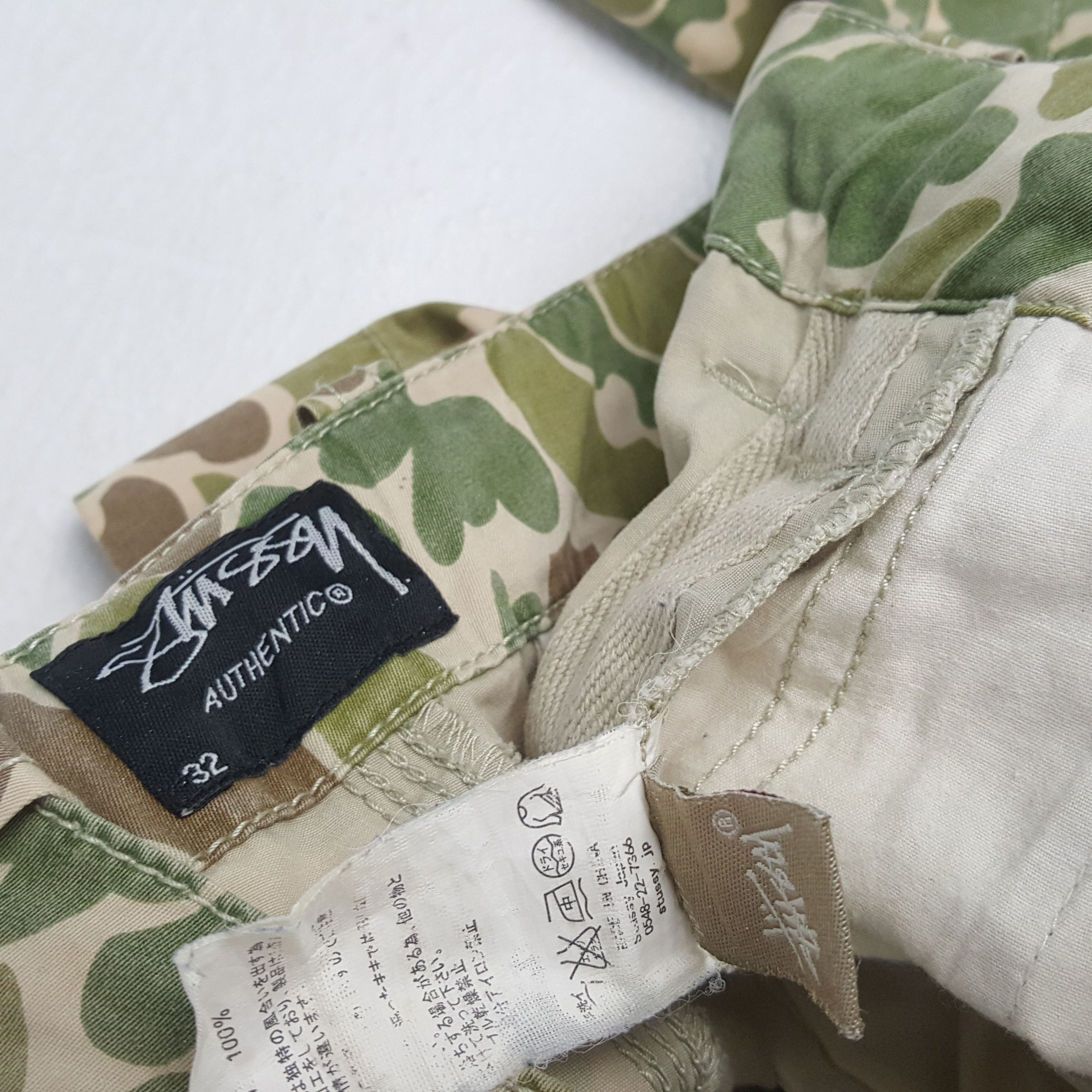 Stussy × Vintage STUSSY Streetwear Custom Art Logo Style Short Pants Size US 30 / EU 46 - 12 Thumbnail