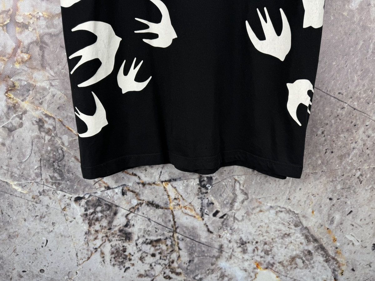 Alexander McQueen McQ Alexander McQueen Swallow Print T-Shirt Black White Size US M / EU 48-50 / 2 - 4 Thumbnail