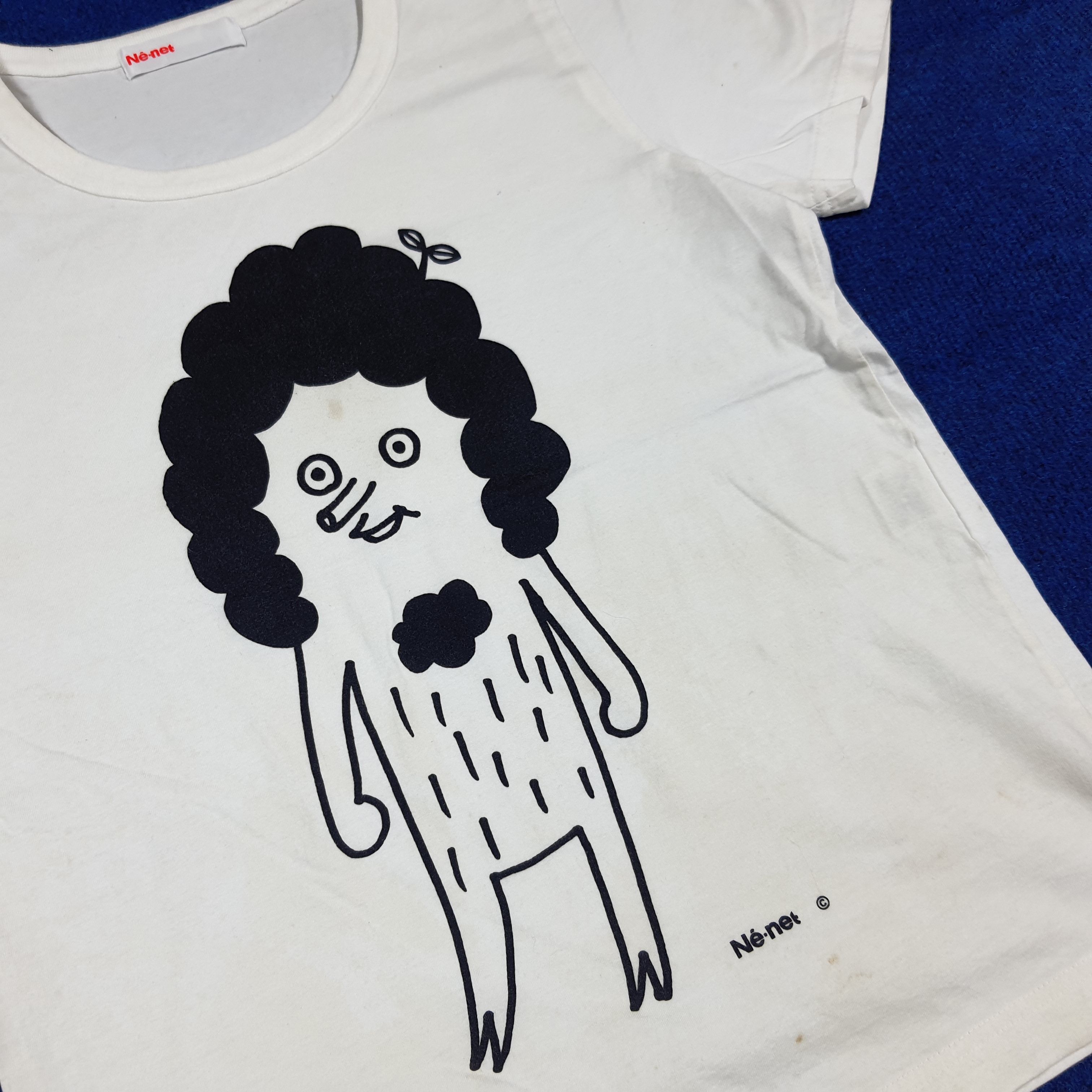 Ne-Net Vintage Ne-Net by Issey Miyake Japan Graphic Tshirt C294N4 Size US XS / EU 42 / 0 - 2 Thumbnail