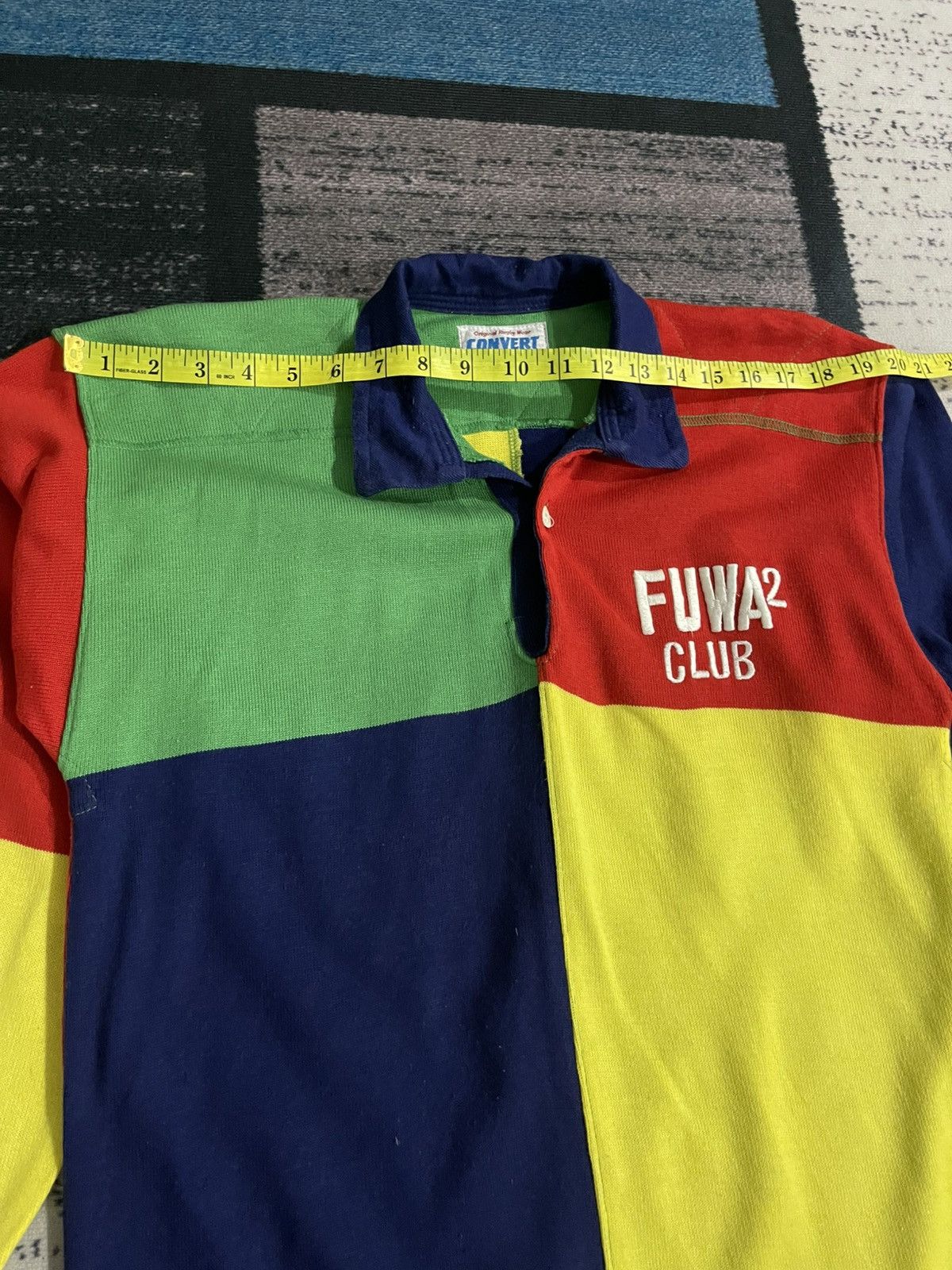 Vintage Vintage Rugby Fuwa Club Collar Longsleeve Polo shirt Size US M / EU 48-50 / 2 - 15 Thumbnail