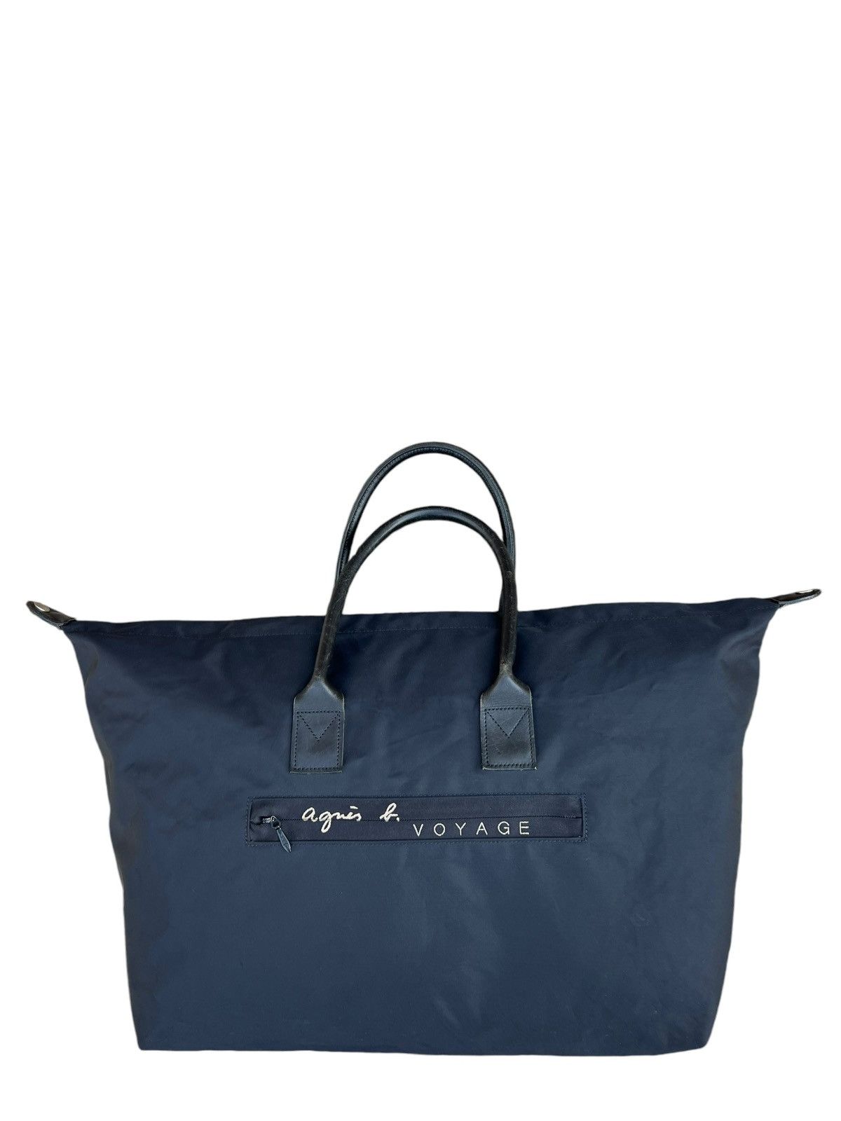 agnes b. Vintage Agnes B. Voyage Big Tote Bag Size ONE SIZE - 5 Thumbnail