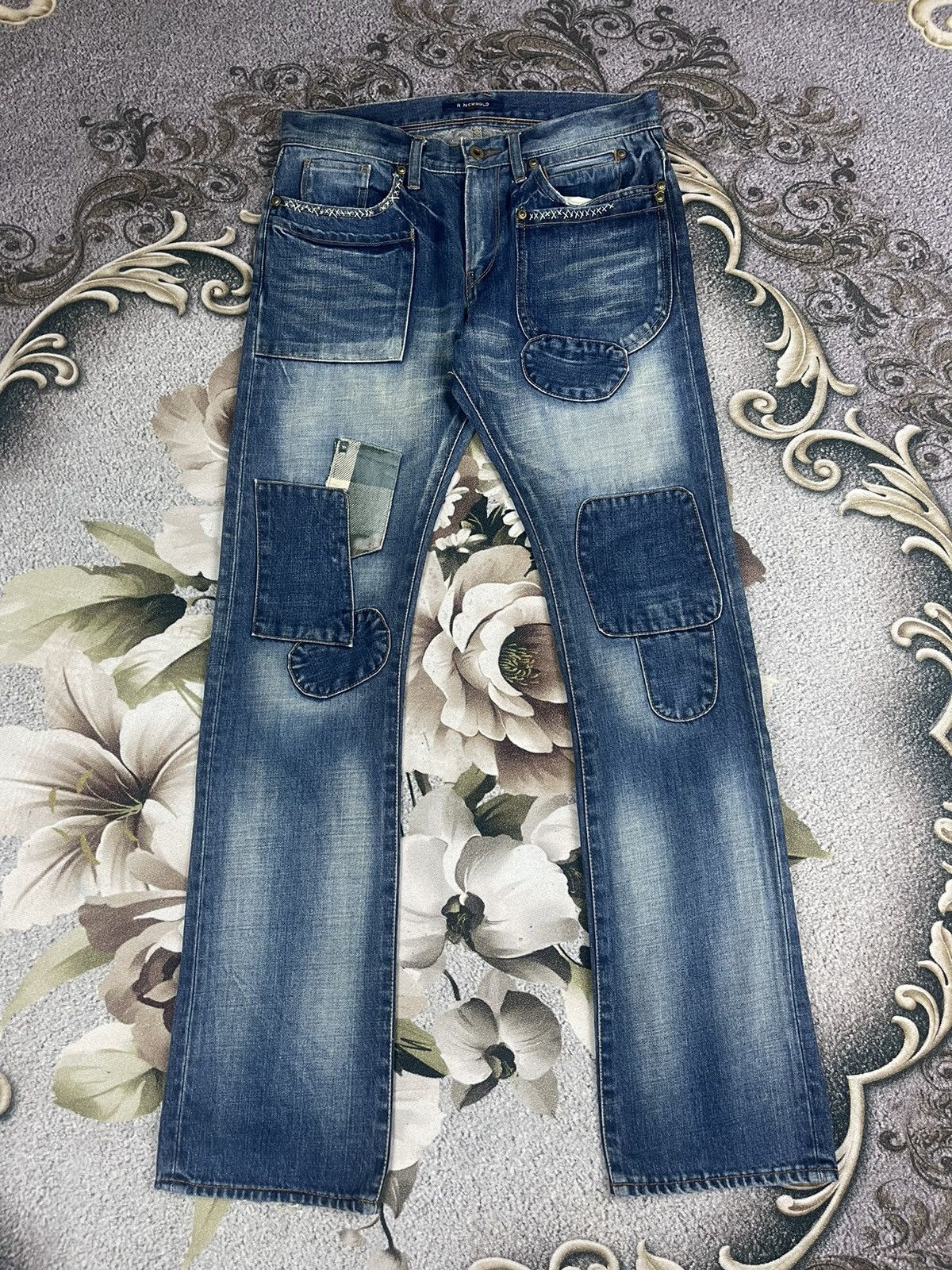 R.Newbold Vintage R.Newbold Jeans Patches Streetwear Size US 32 / EU 48 - 1 Thumbnail