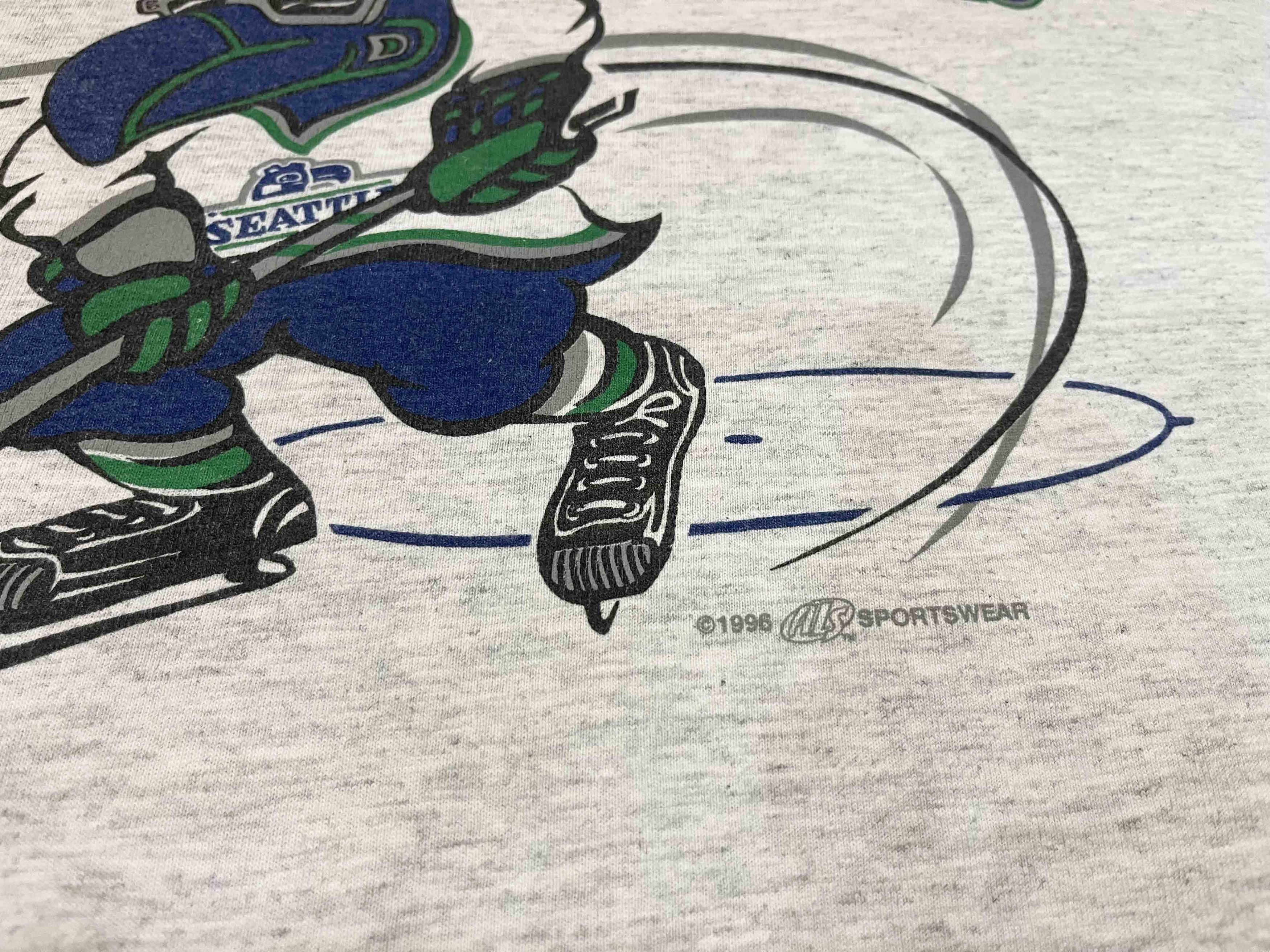 Vintage Vintage Tennessee River WHL Seattle Thunderbirds T-Shirt Size US XL / EU 56 / 4 - 4 Thumbnail