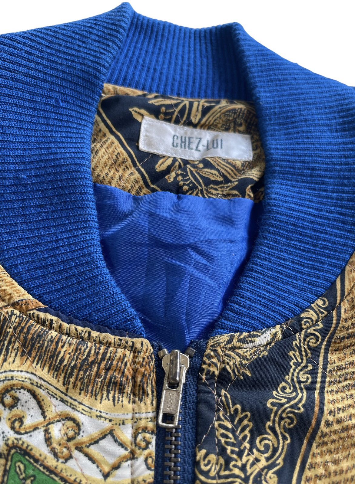 Japanese Brand Vintage Chez-Lui Luxury Cropped Bomber Jacket Size US M / EU 48-50 / 2 - 6 Thumbnail