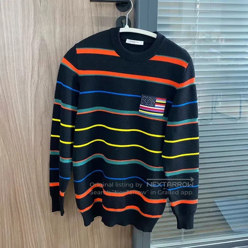 Givenchy Givenchy Colorful striped knit round-neck Size US XS / EU 42 / 0 - 1 Thumbnail