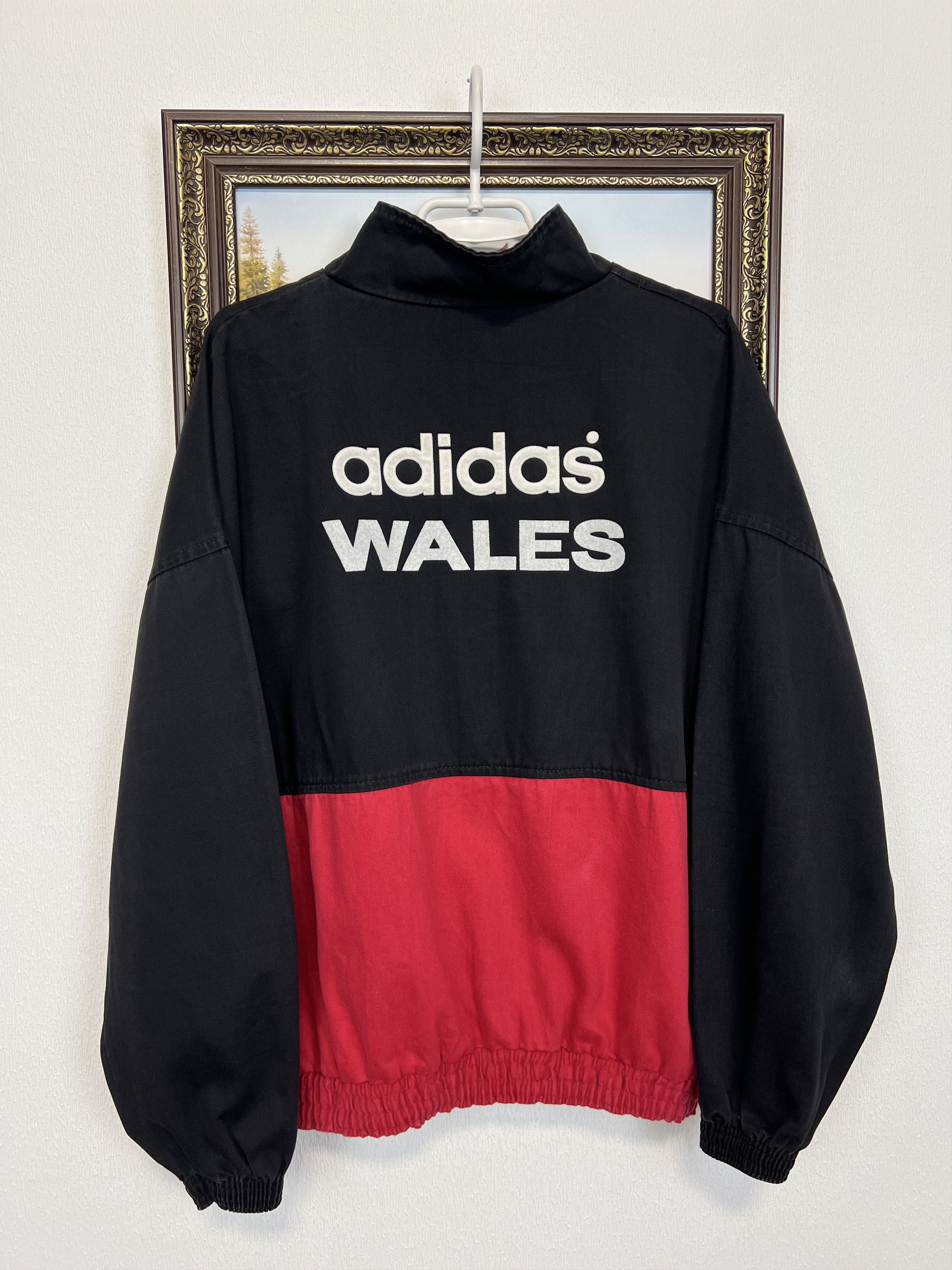 Adidas Vintage Wales National Union Train Jacket Track Top Rare Size US L / EU 52-54 / 3 - 9 Thumbnail