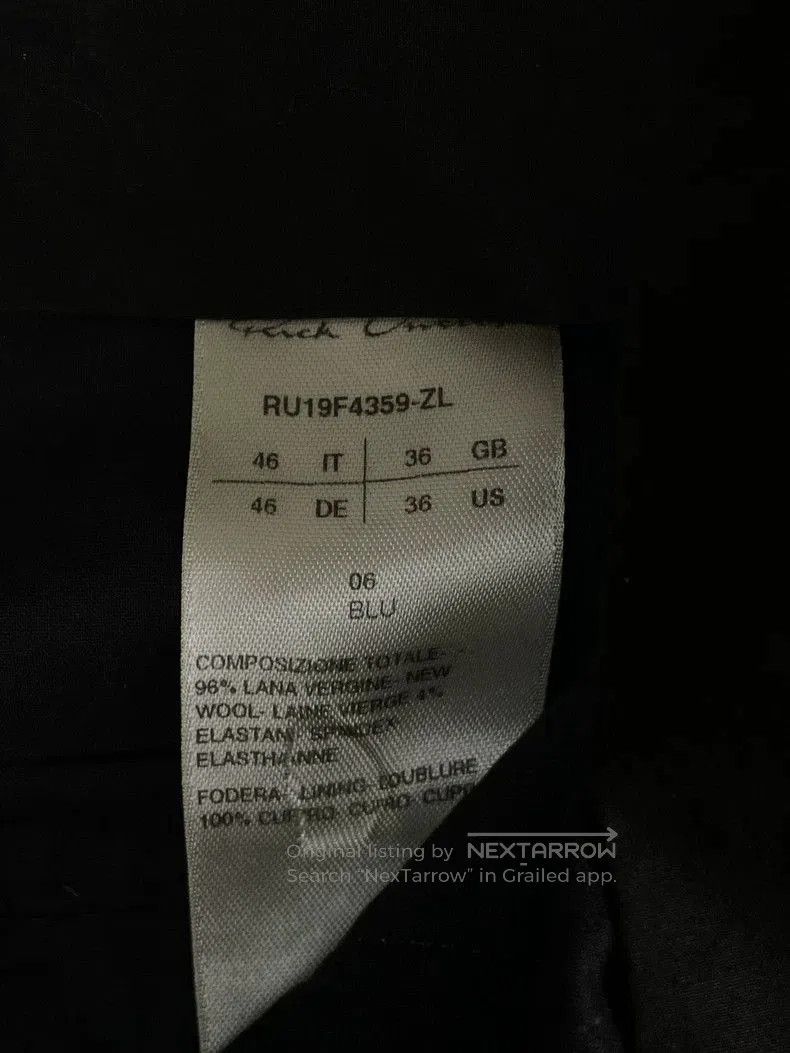 Rick Owens Rick Owens Gray Cropped Suit Pants. Size US 30 / EU 46 - 3 Thumbnail