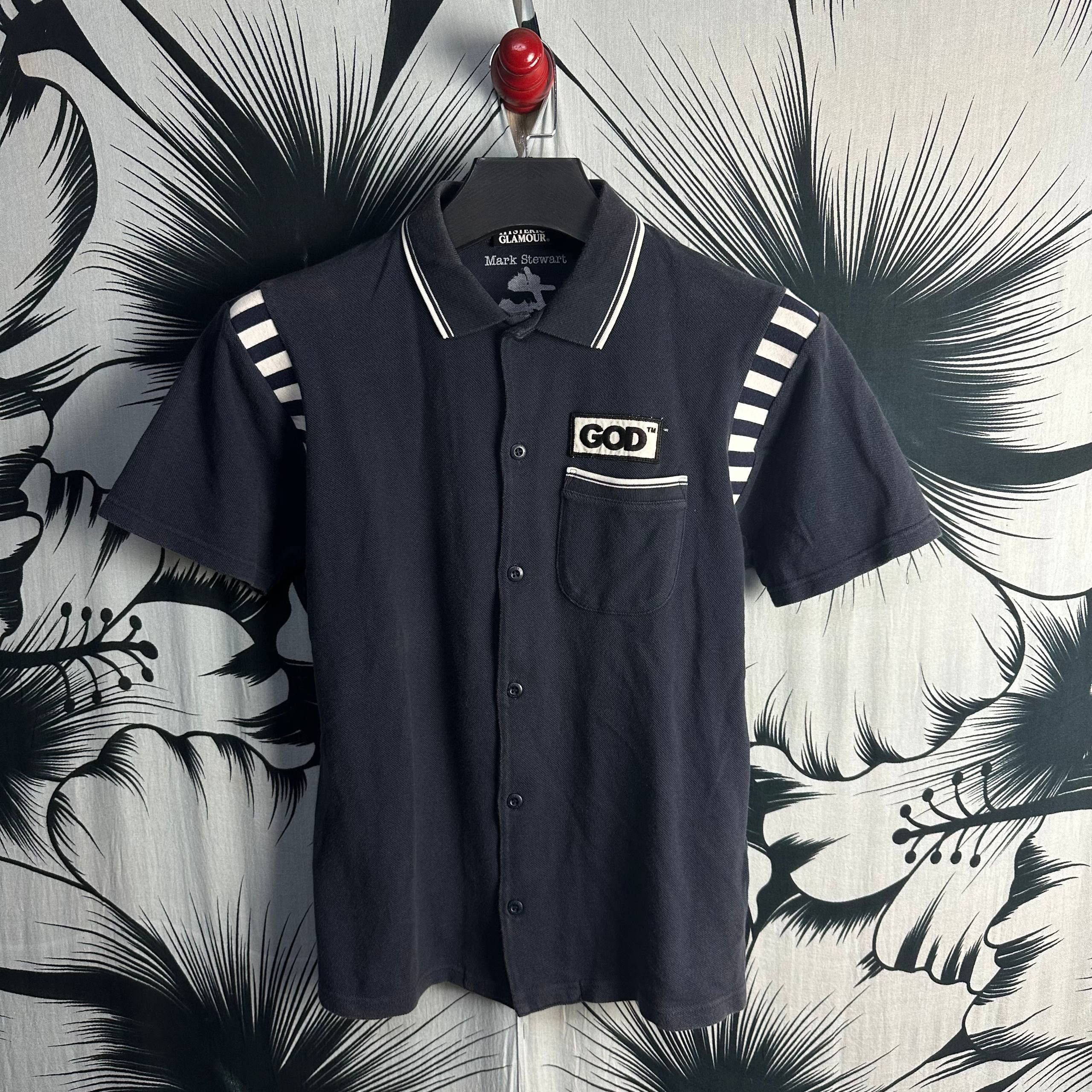 Hysteric Glamour Hysteric Glamour Mark Stewart GOD Punk Cult Polo Shirt Size US M / EU 48-50 / 2 - 2 Thumbnail