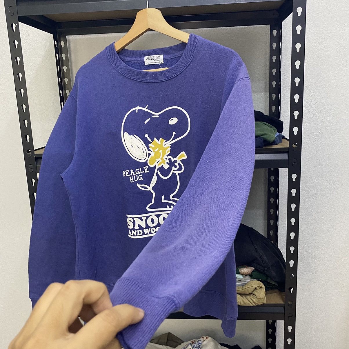 Cartoon Network × Peanuts × Vintage Vintage Peanuts Snoopy And Woodstock Sweatshirt Crewneck Size US M / EU 48-50 / 2 - 6 Thumbnail