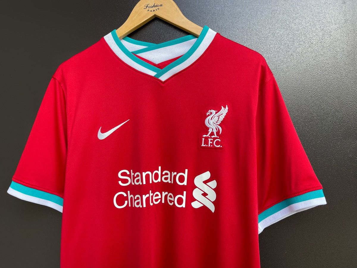 Nike 2020-2021 Liverpool Home Shirt Football Jersey Red Kit XL Size US XL / EU 56 / 4 - 2 Thumbnail