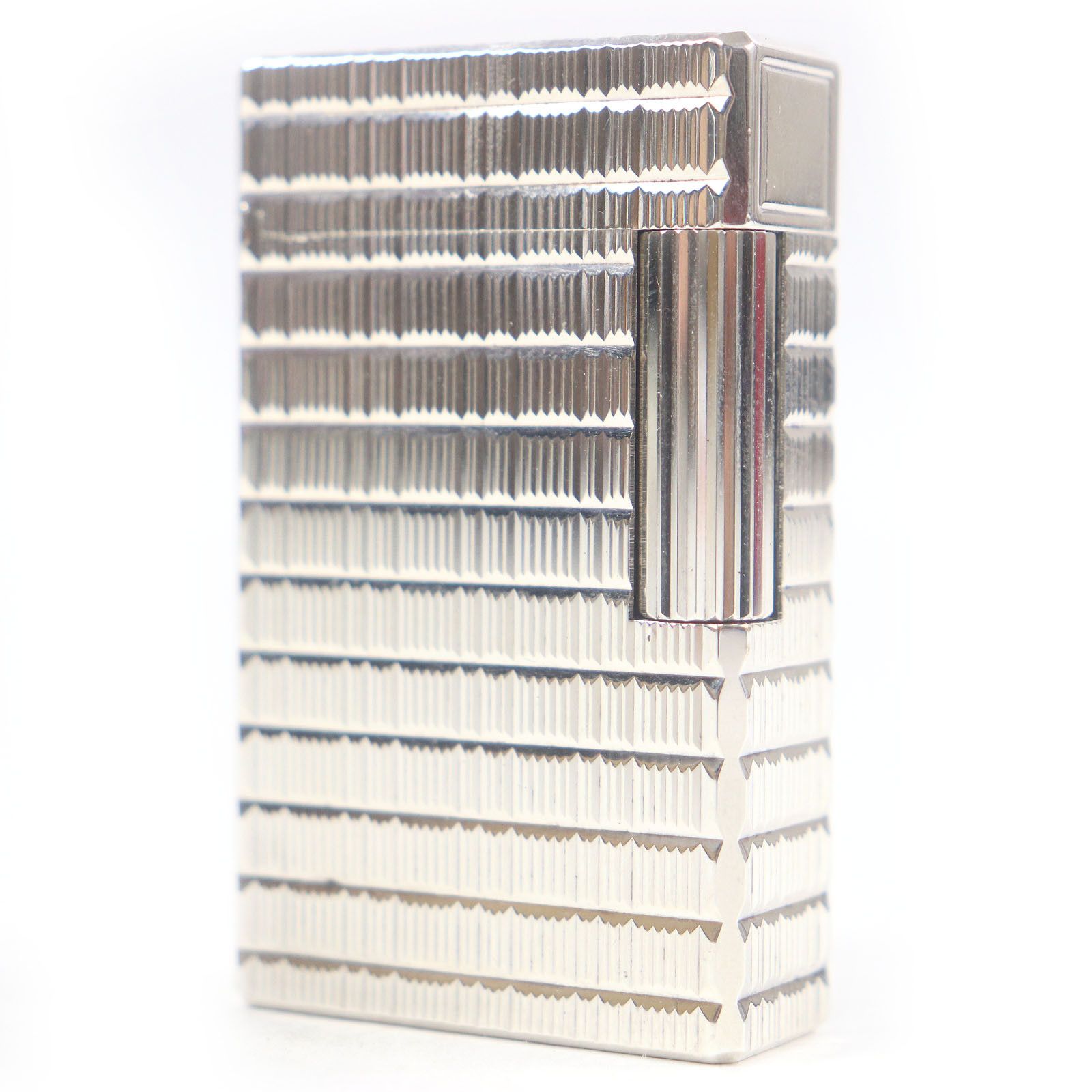 Other Other Dupont Line 1 Long Block Check Silver Lighter Metal Lighter DUTY FREE for USA Size ONE SIZE - 1 Thumbnail