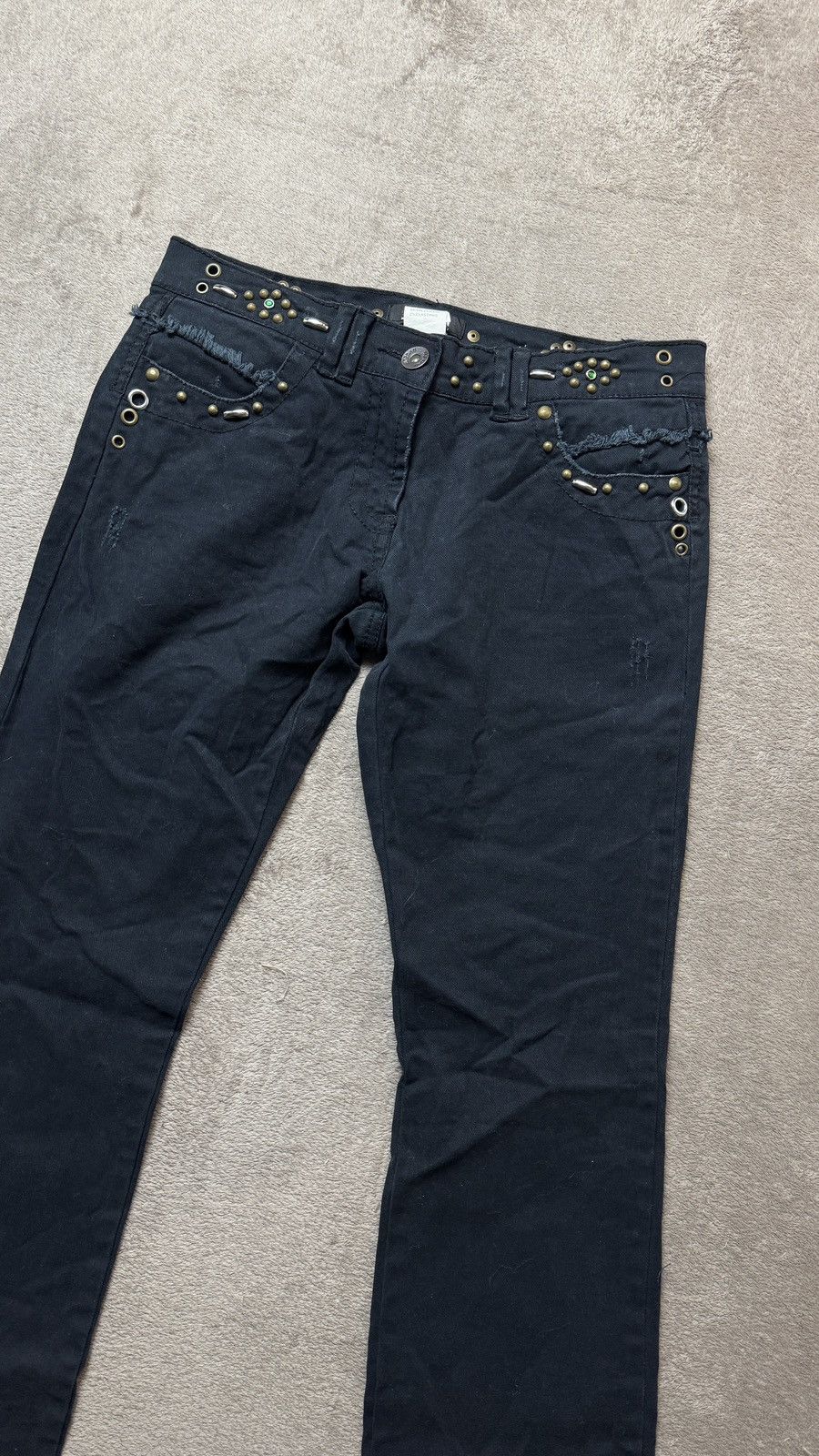 Morgan De Toi Morgan Y2K Faded Punk Pants grunge LGB miss sixty me jeans Size 26" / US 2 / IT 38 - 4 Thumbnail