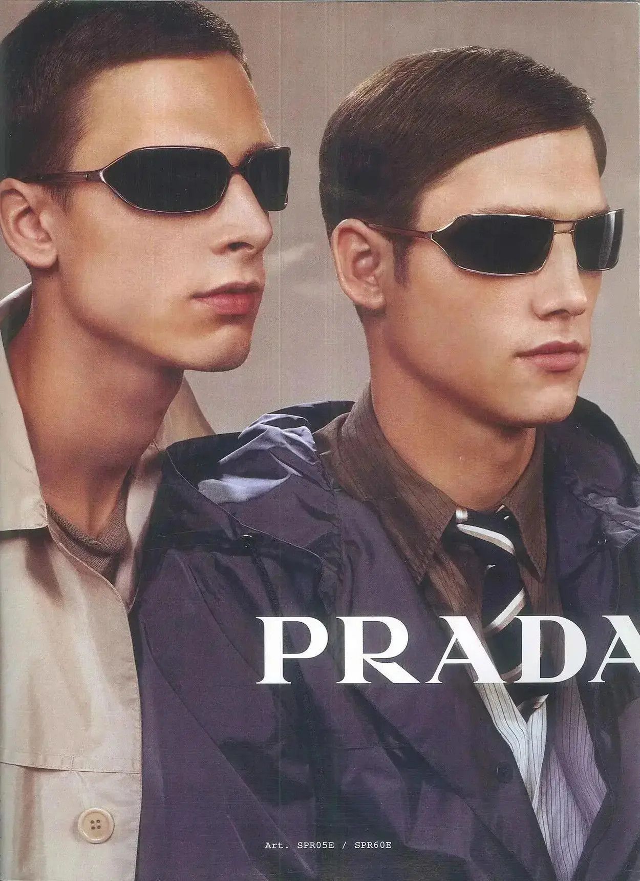 PRADA Sunglasses 2004 Rimless Sport Metal Frame Shield RI715