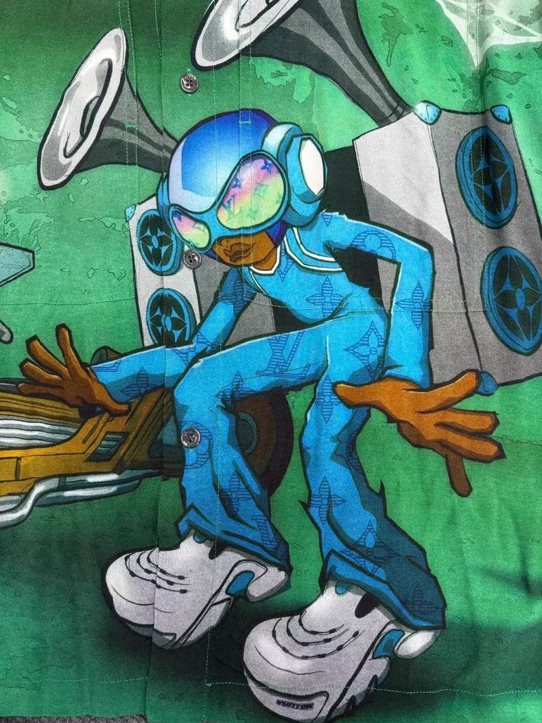 Louis Vuitton LOUIS VUITTON Alien Stereo Shirt 2504-Nextarrow Size US M / EU 48-50 / 2 - 3 Thumbnail